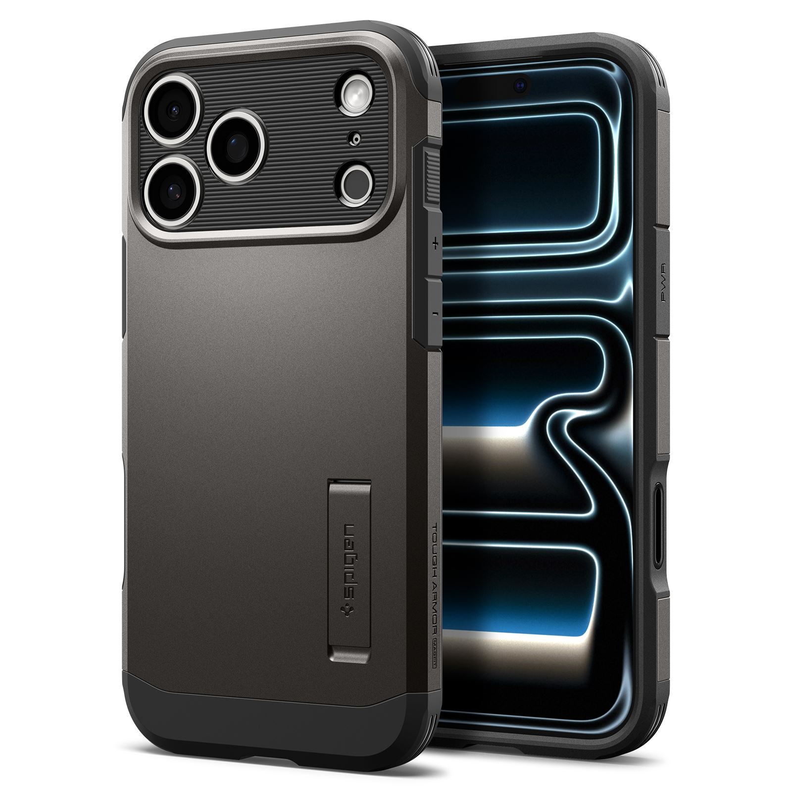Spigen Tough Armor T MagSafe, gunmetal - iPhone 18 Pro/17 Pro
