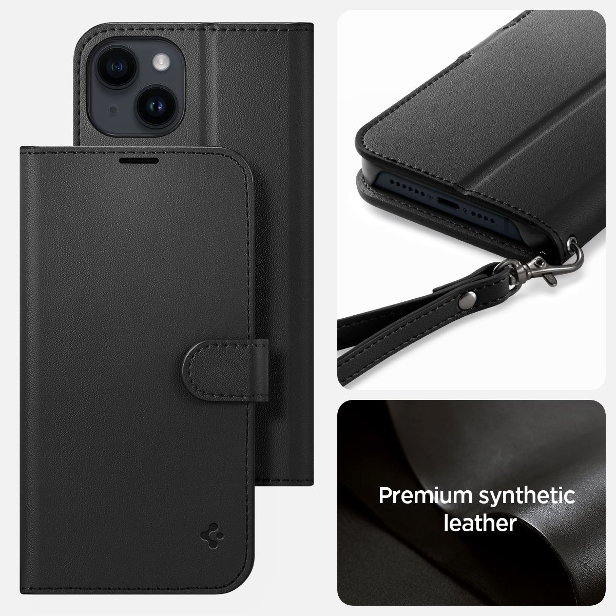 Spigen Wallet S, black - iPhone 14 (12)