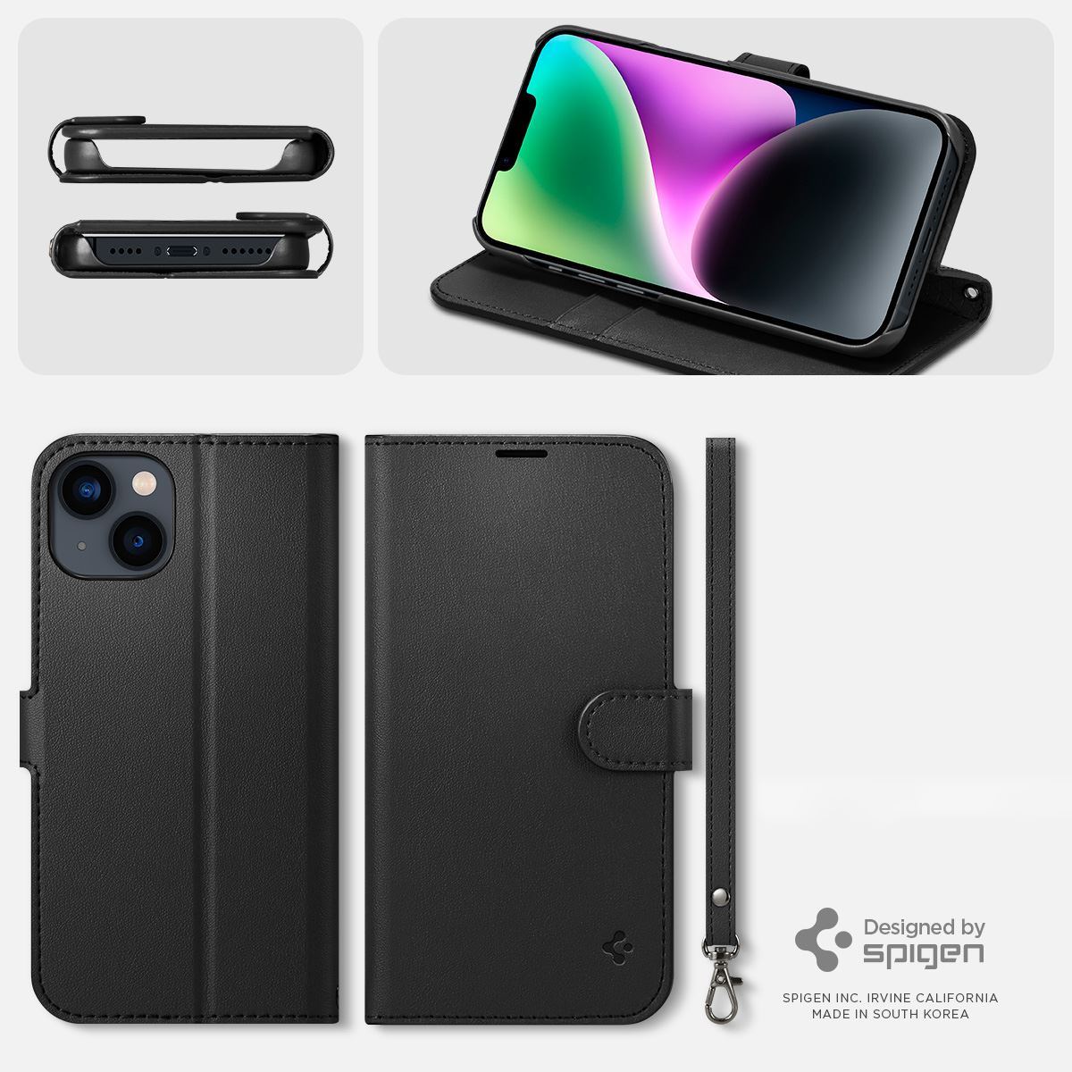 Spigen Wallet S, black - iPhone 14 (16)
