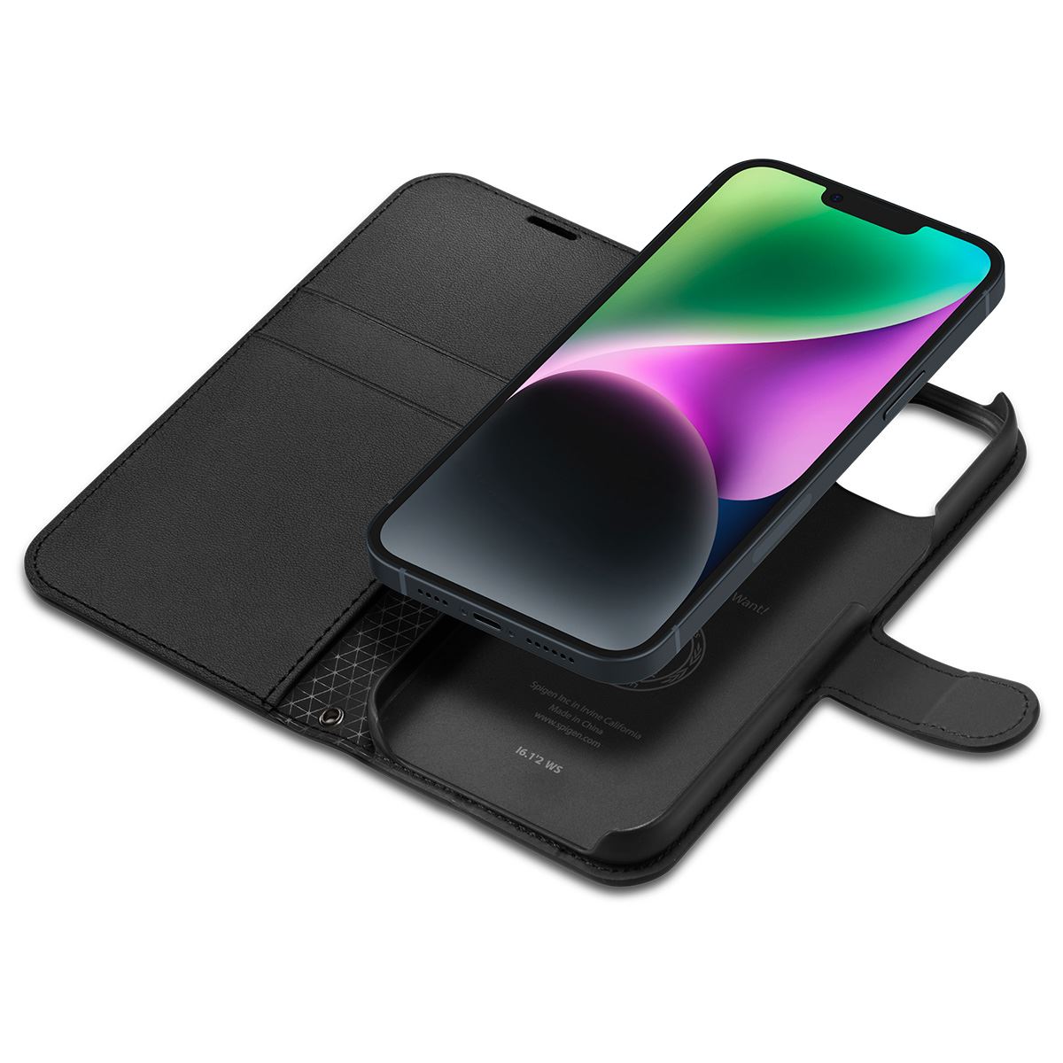 Spigen Wallet S, black - iPhone 14 (8)