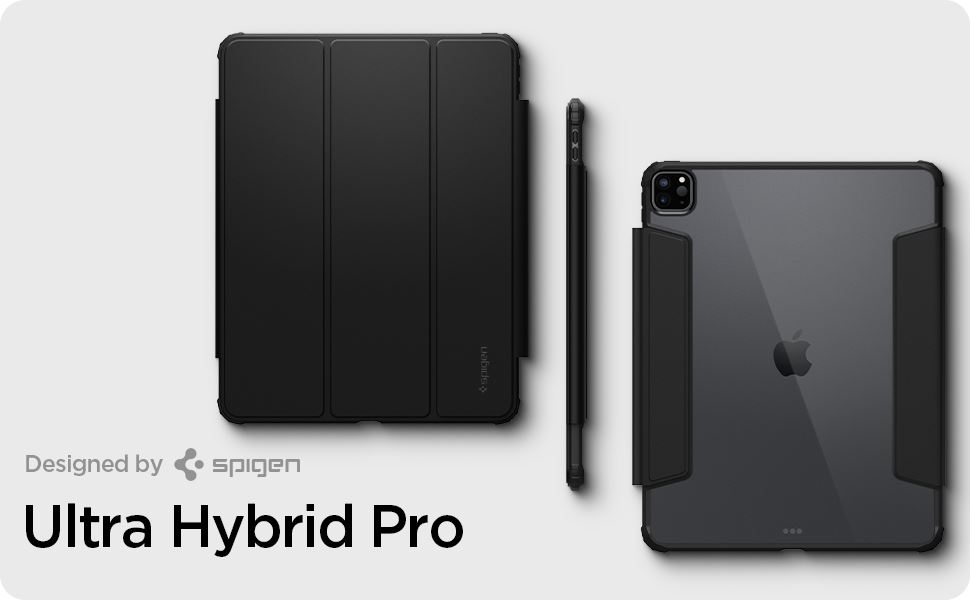 Spigen Ultra Hybrid Pro, black - iPad Pro 11" 2022/2021/2020/2018 (2)