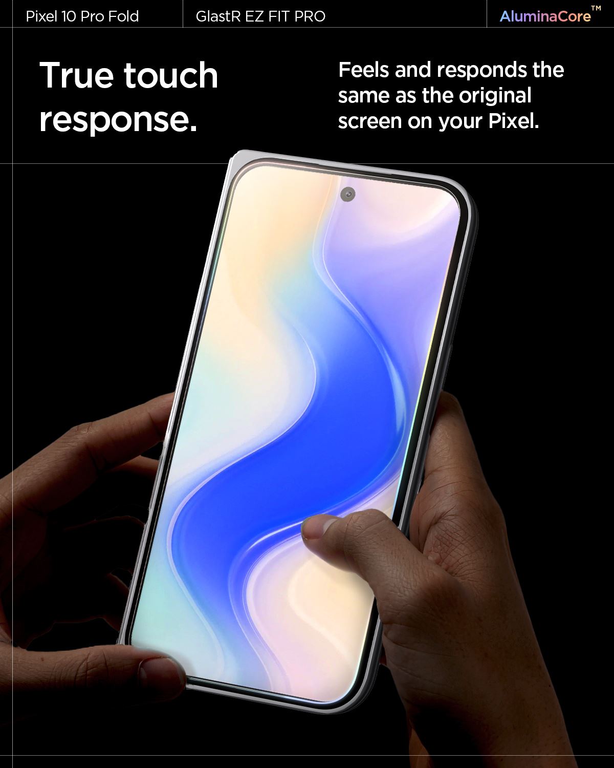 Spigen Glass tR EZ Fit Pro 2 Pack, transparency - Google Pixel 10 Pro Fold (15)