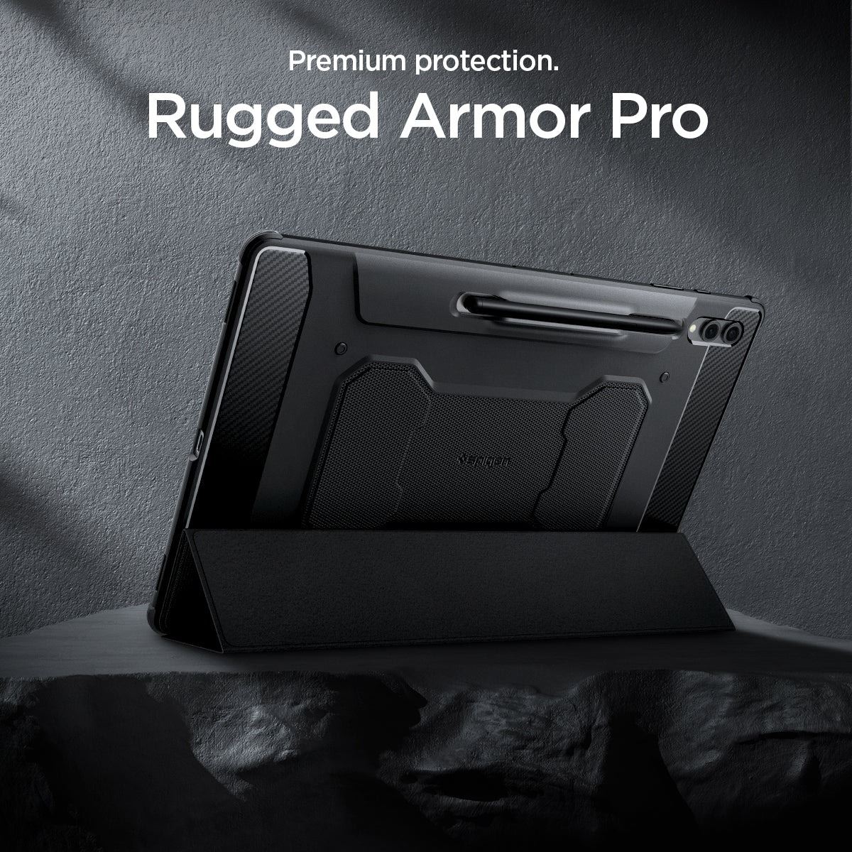 Spigen Rugged Armor Pro, black - Samsung Galaxy Tab S10/S9/S8 Ultra (14)