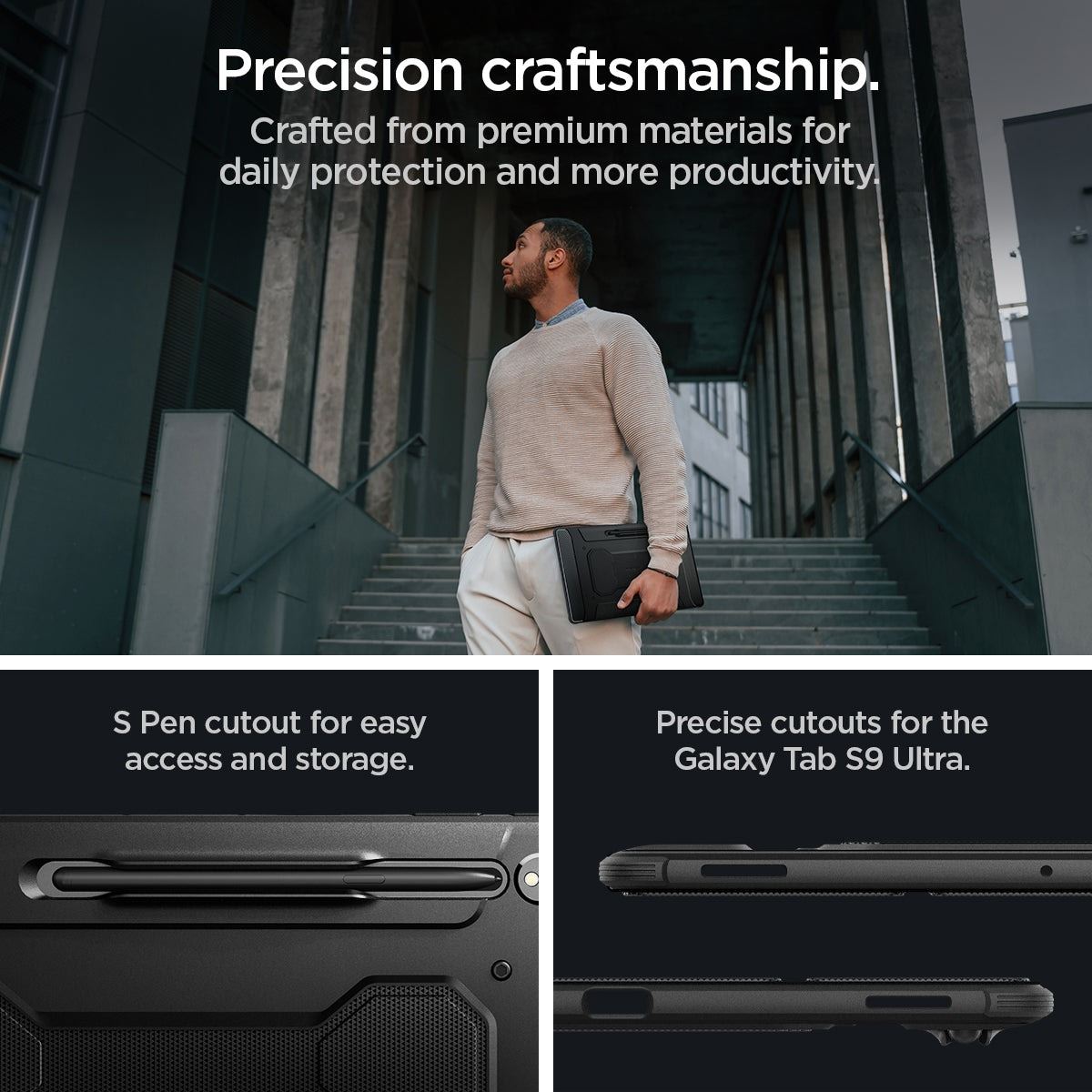 Spigen Rugged Armor Pro, black - Samsung Galaxy Tab S10/S9/S8 Ultra (16)