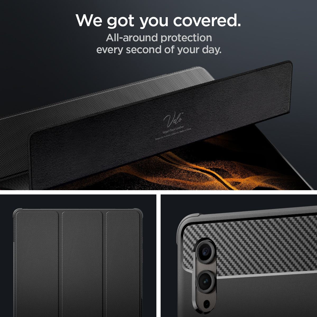 Spigen Rugged Armor Pro, black - Samsung Galaxy Tab S10/S9/S8 Ultra (18)