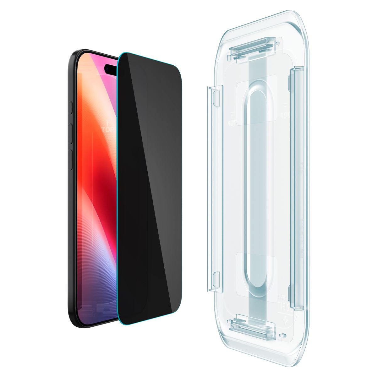 Spigen Glass tR EZ Fit (Privacy) 2 Pack, transparency - iPhone Air (3)