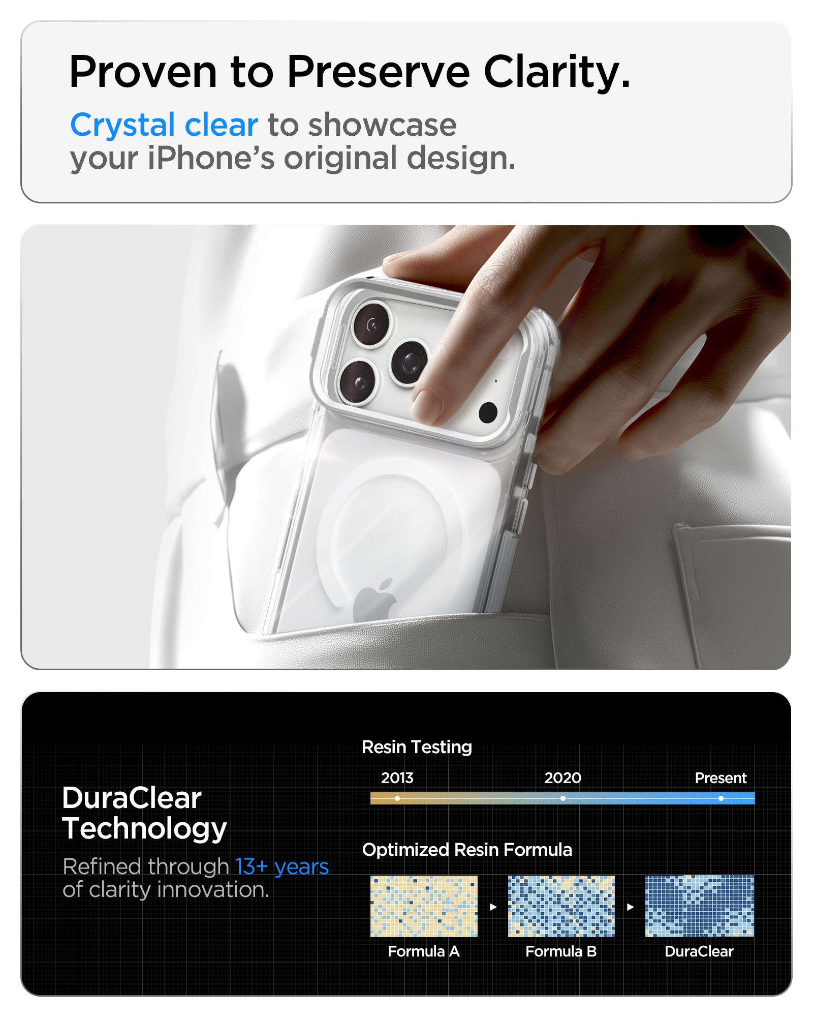 Spigen Ultra Hybrid Optik S MagSafe, clear silver - iPhone 18 Pro/17 Pro (12)