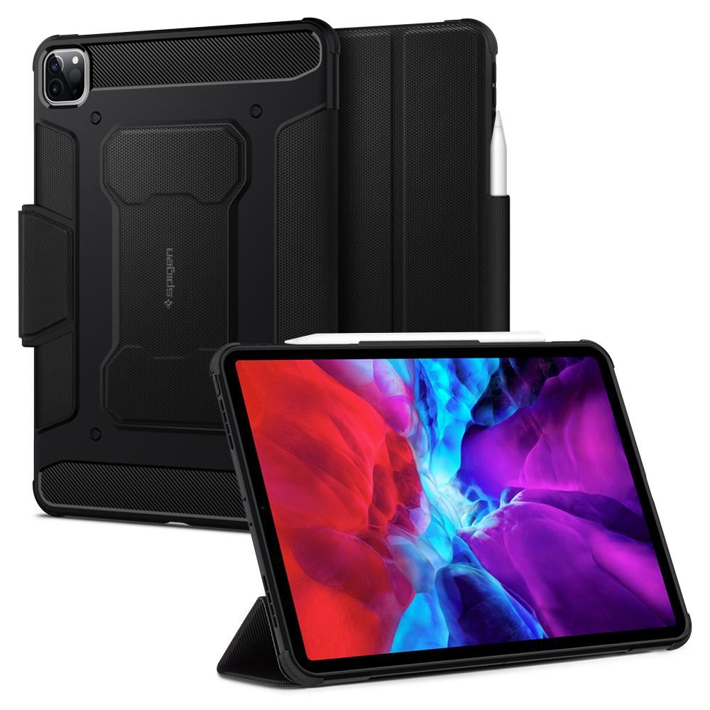 Spigen Rugged Armor Pro, black - iPad Pro 11" (2022/2021/2020/2018) (1)