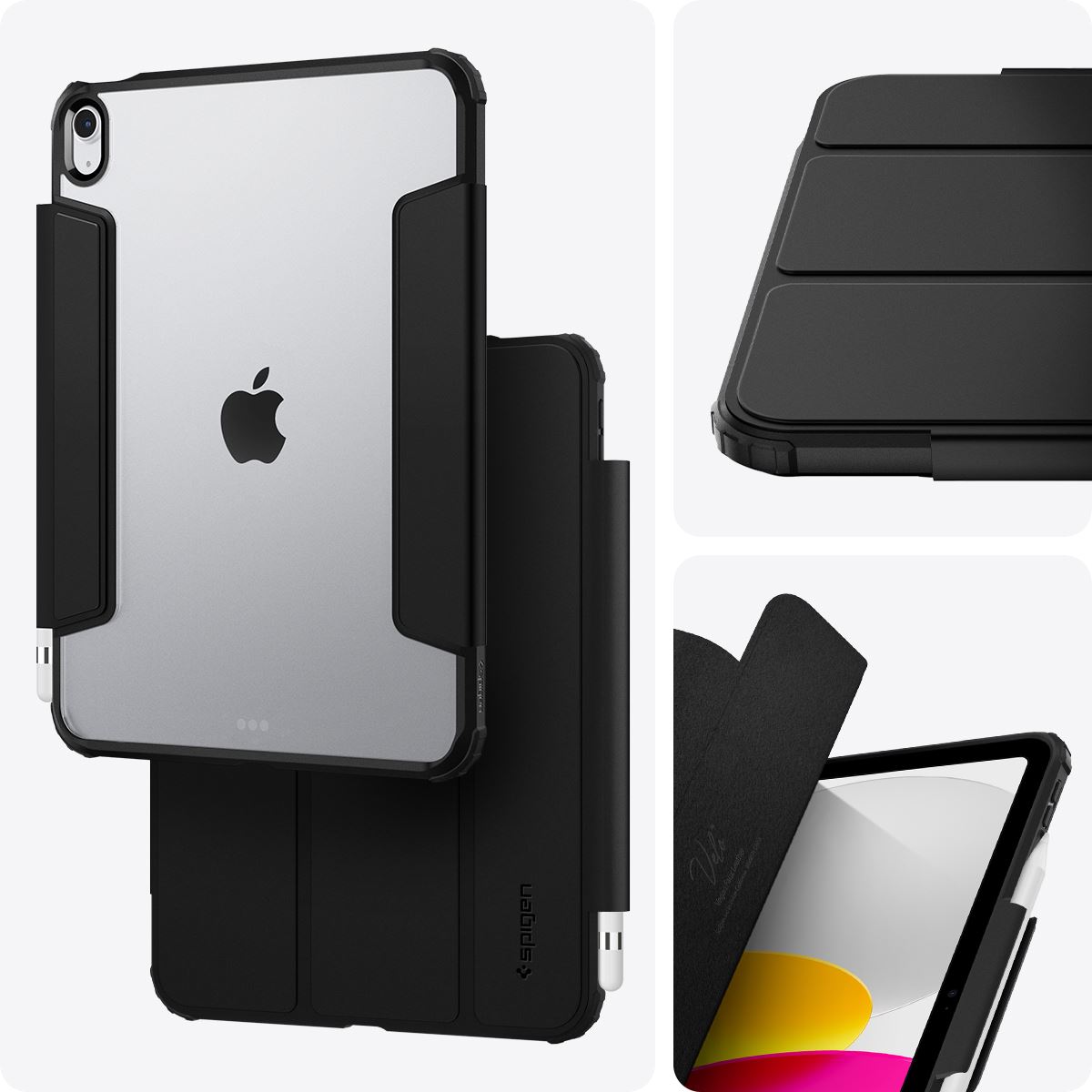 Spigen Ultra Hybrid Pro, black - iPad 10.9" 2022/11" 2025 (13)
