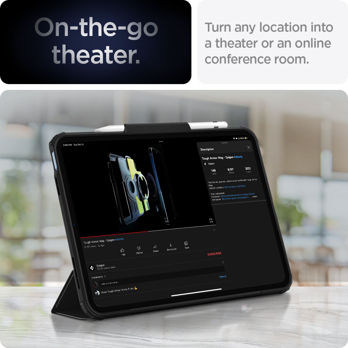 Spigen Ultra Hybrid Pro, black - iPad 10.9" 2022/11" 2025 (14)