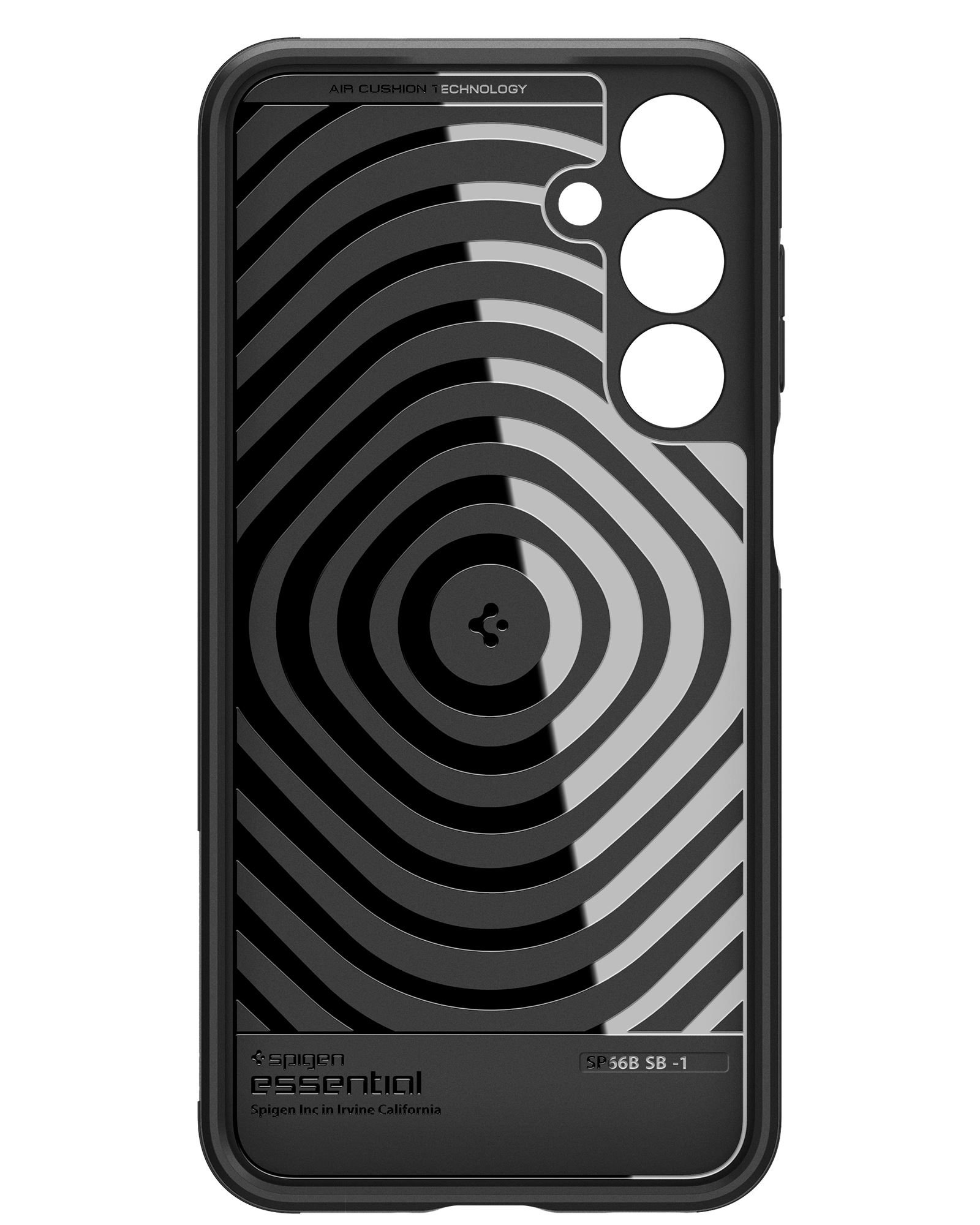 Spigen Essential Sand Blast, matte black - Samsung Galaxy M35 5G (3)