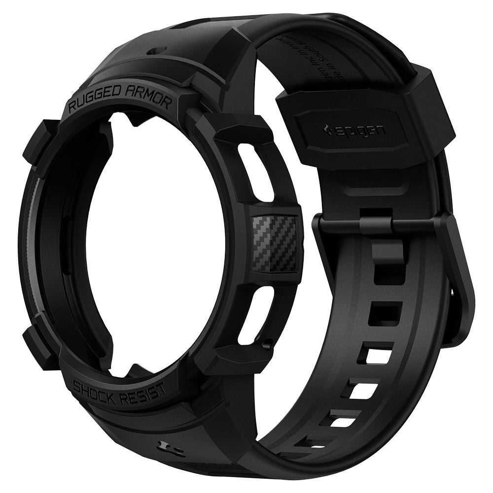 Spigen Rugged Armor Pro, black - Samsung Galaxy Watch 4 Classic (46mm) (2)
