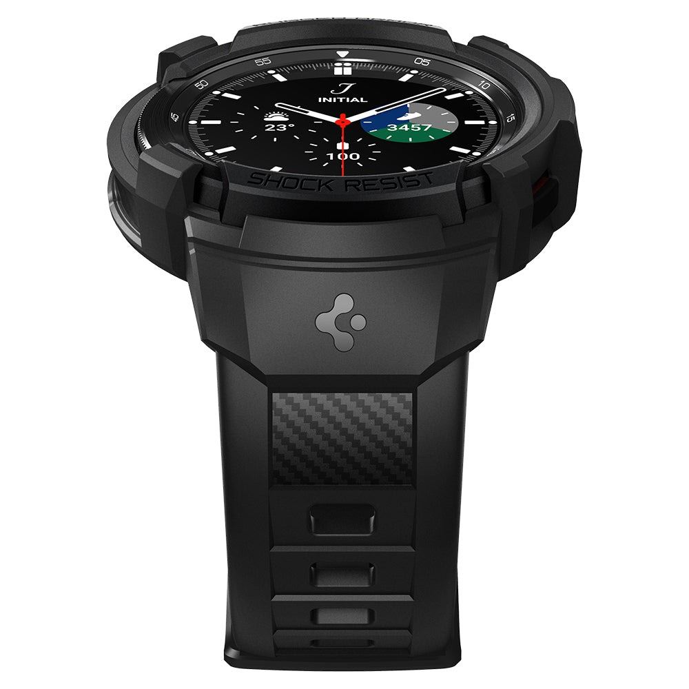 Spigen Rugged Armor Pro, black - Samsung Galaxy Watch 4 Classic (46mm) (9)