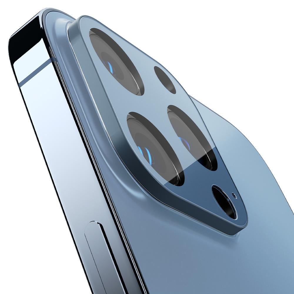 Spigen tR Optik 2 Pack, sierra blue - iPhone 13 Pro/13 Pro Max (2)