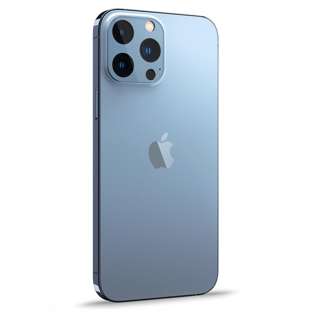 Spigen tR Optik 2 Pack, sierra blue - iPhone 13 Pro/13 Pro Max (7)