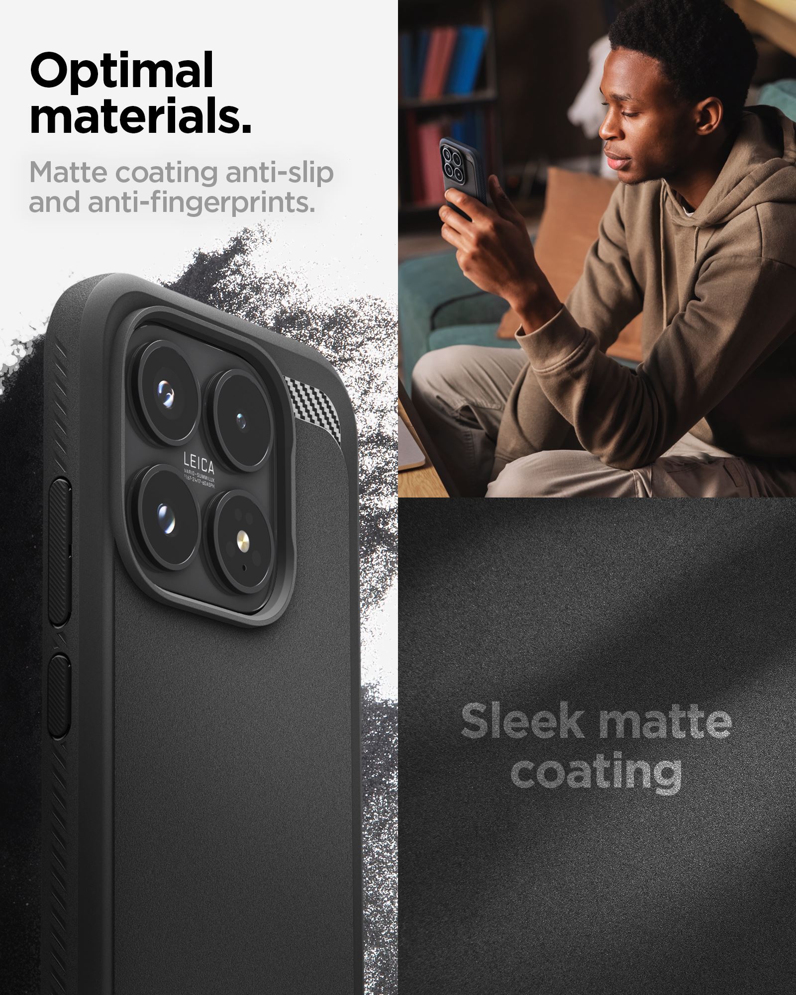 Spigen Rugged Armor, matte black - Xiaomi 17 (16)