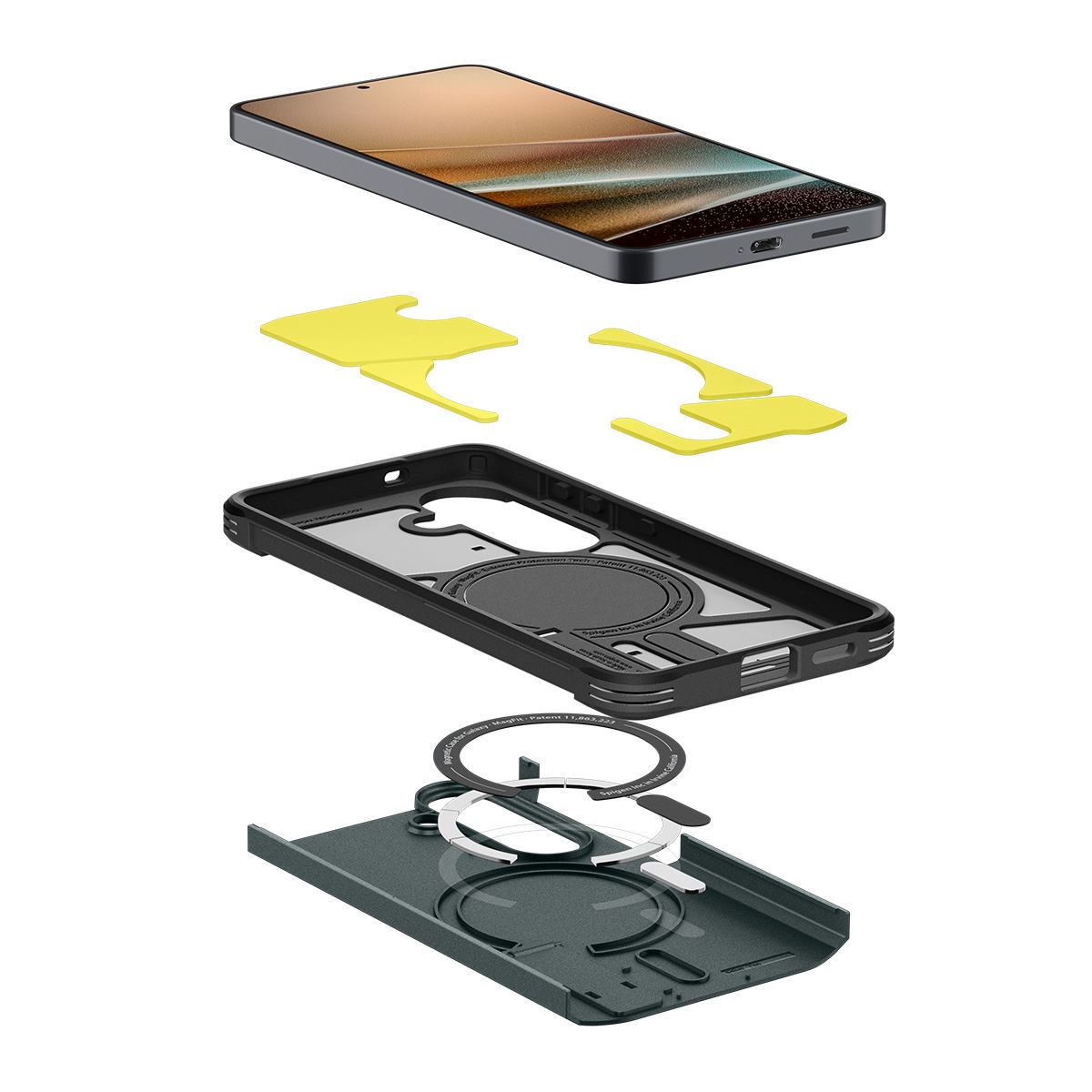 Spigen Tough Armor MagSafe, abyss green - Samsung Galaxy S26+ (7)