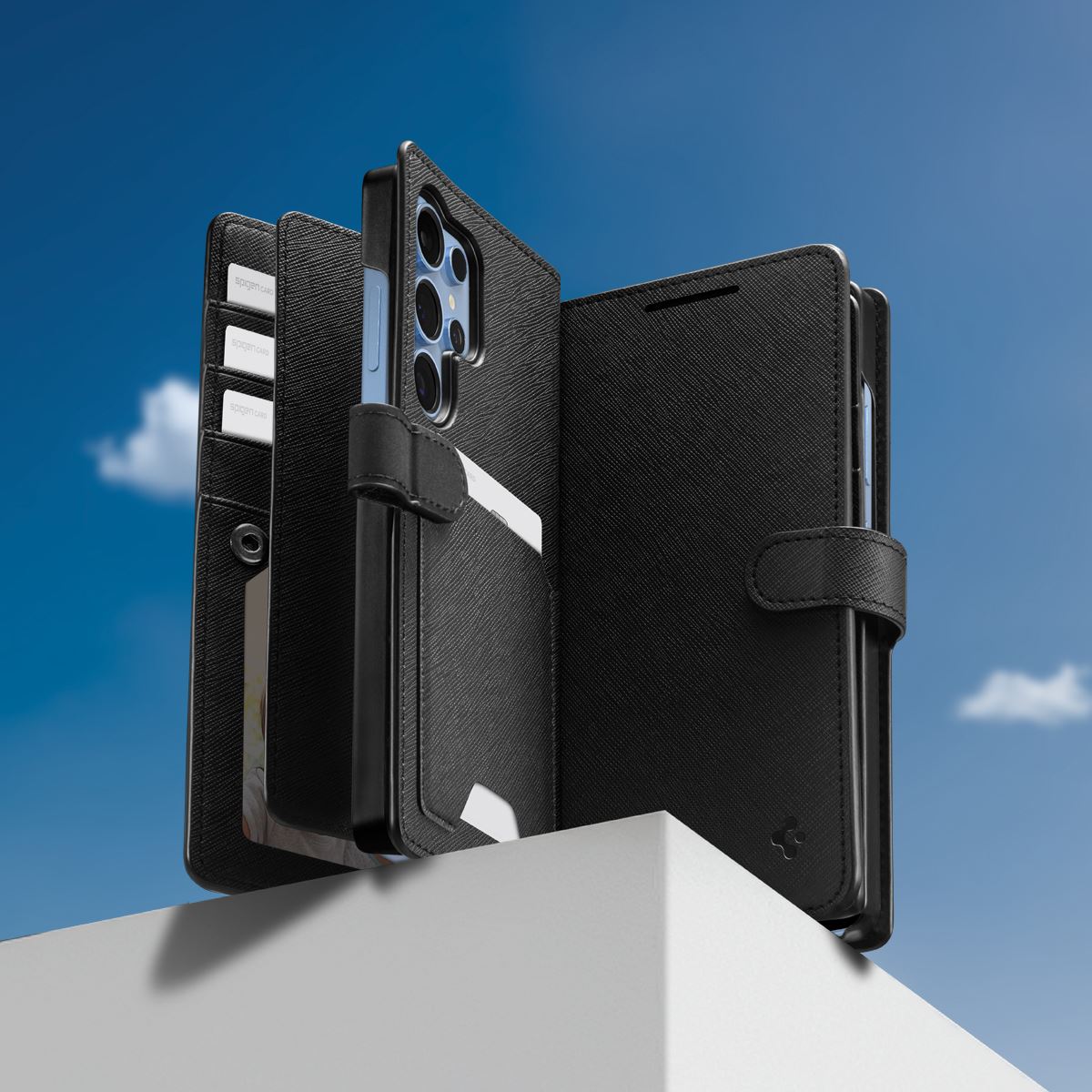 Spigen Wallet S, black - Samsung Galaxy S25 Ultra (10)