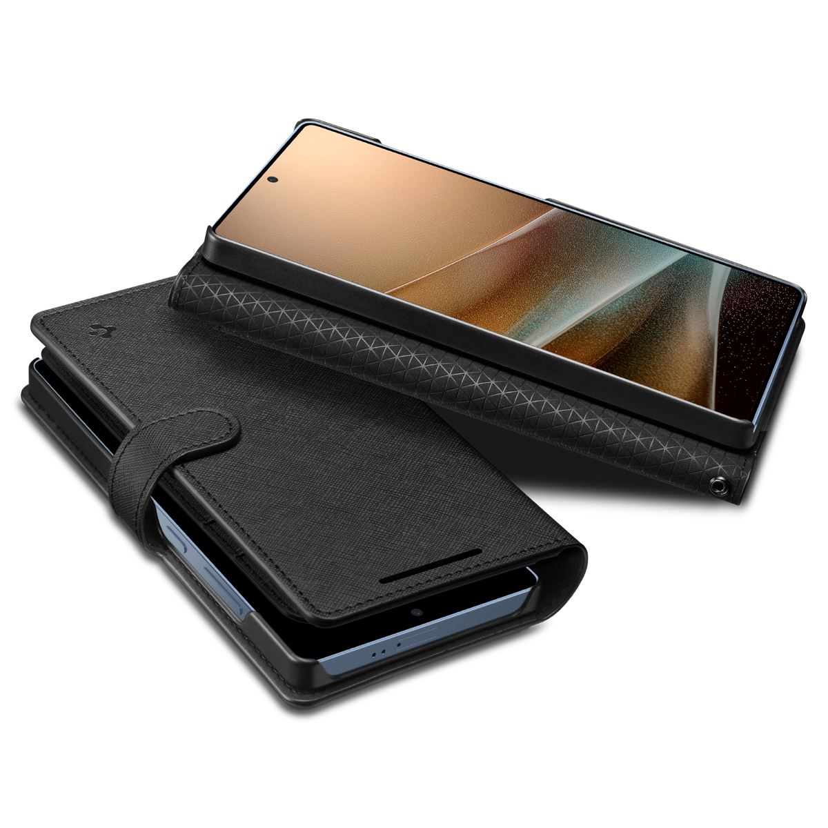 Spigen Wallet S, black - Samsung Galaxy S25 Ultra (12)