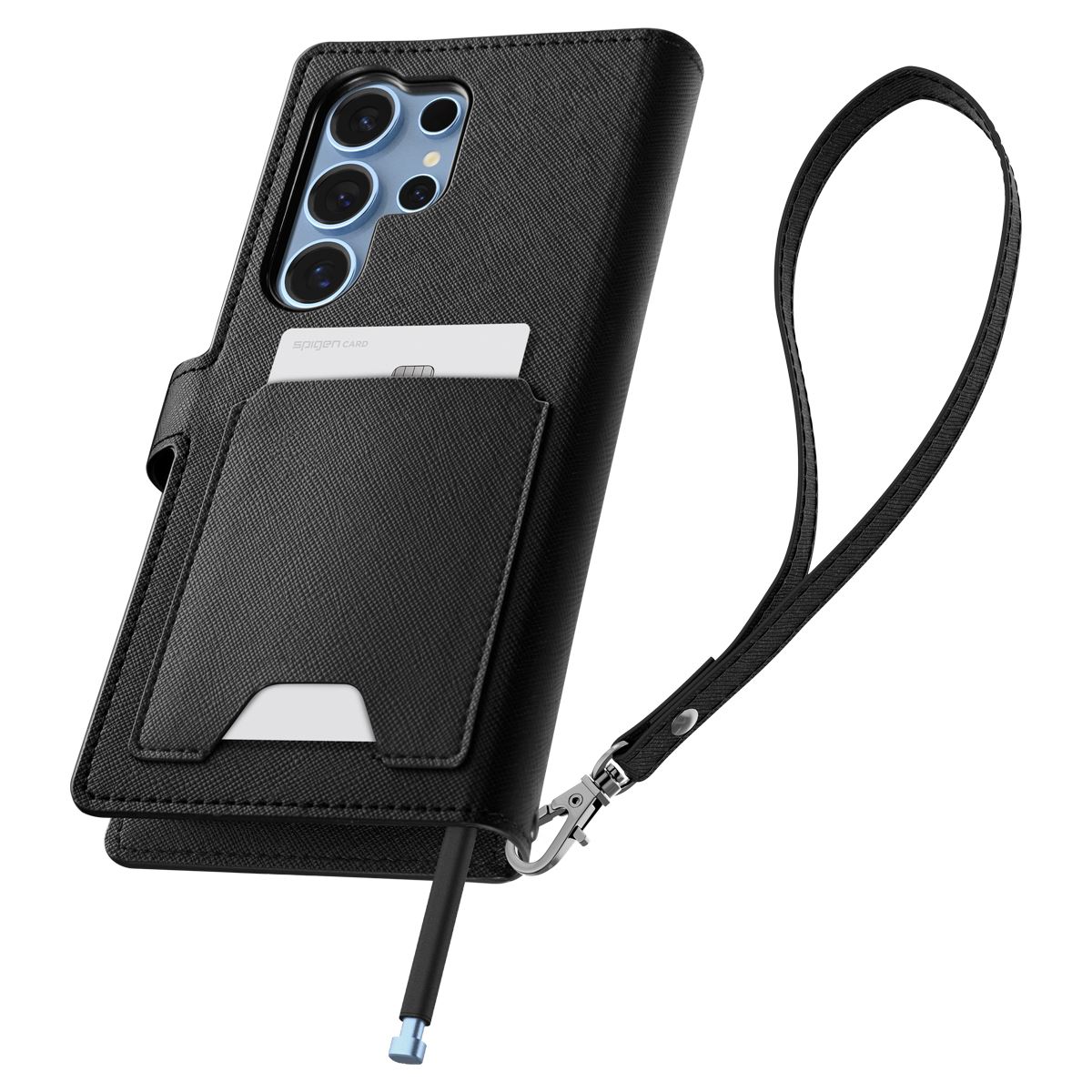 Spigen Wallet S, black - Samsung Galaxy S25 Ultra (14)