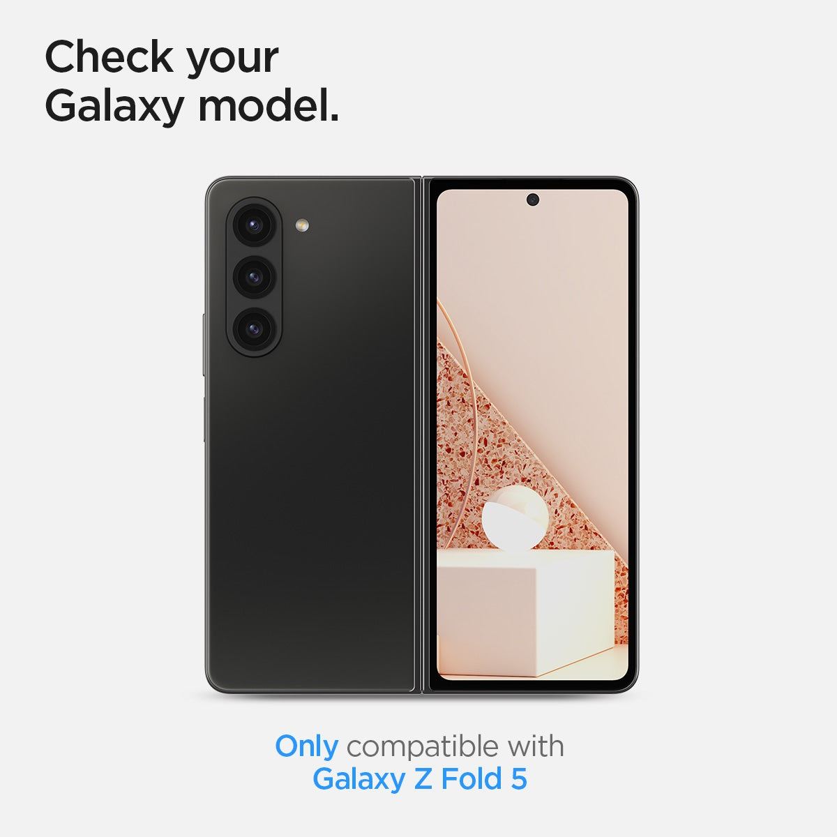 Spigen Glass tR EZ Fit Cover 2 Pack Transparency - Samsung Galaxy Z Fold5 (10)
