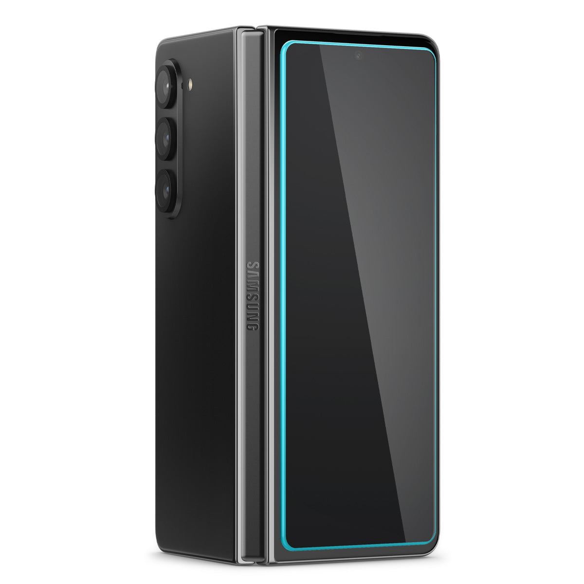 Spigen Glass tR EZ Fit Cover 2 Pack Transparency - Samsung Galaxy Z Fold5 (9)