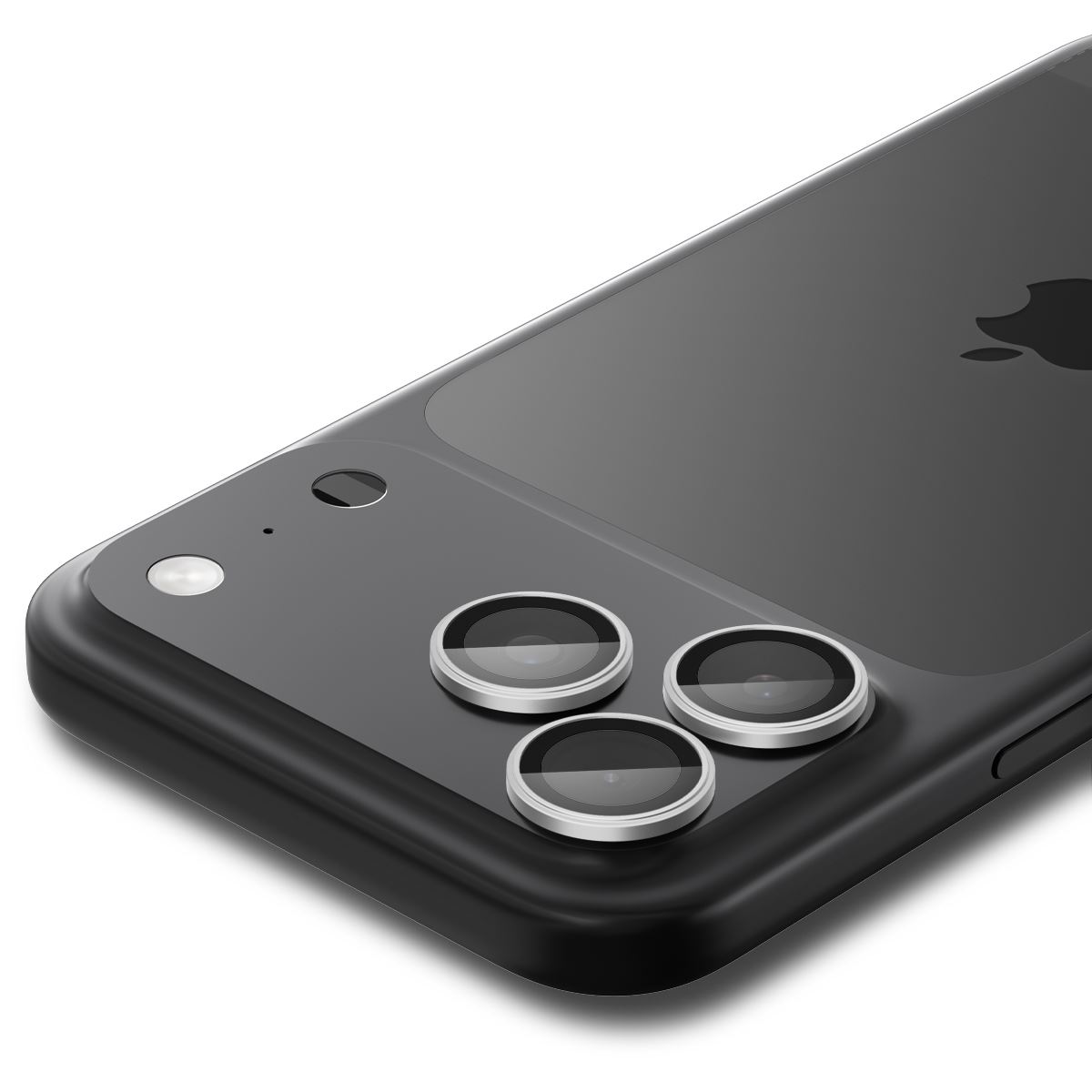 Spigen Glass tR EZ Fit Optik Pro 2 Pack, silver - iPhone 17/16/15/14 Pro / 17/16/15/14 Pro Max (4)