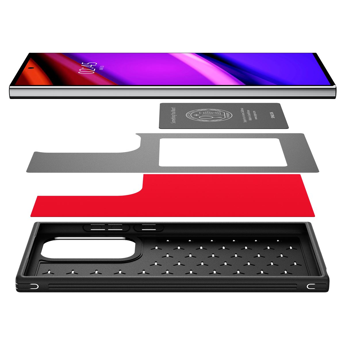 Spigen Cryo Armor, cryo red - Samsung Galaxy S24 Ultra (13)