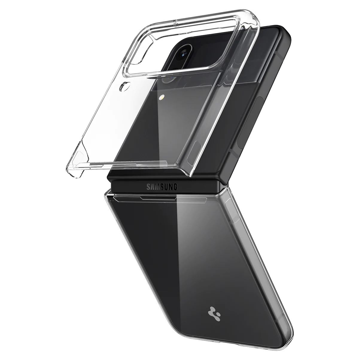 Spigen AirSkin, crystal clear - Samsung Galaxy Z Flip4 (2)