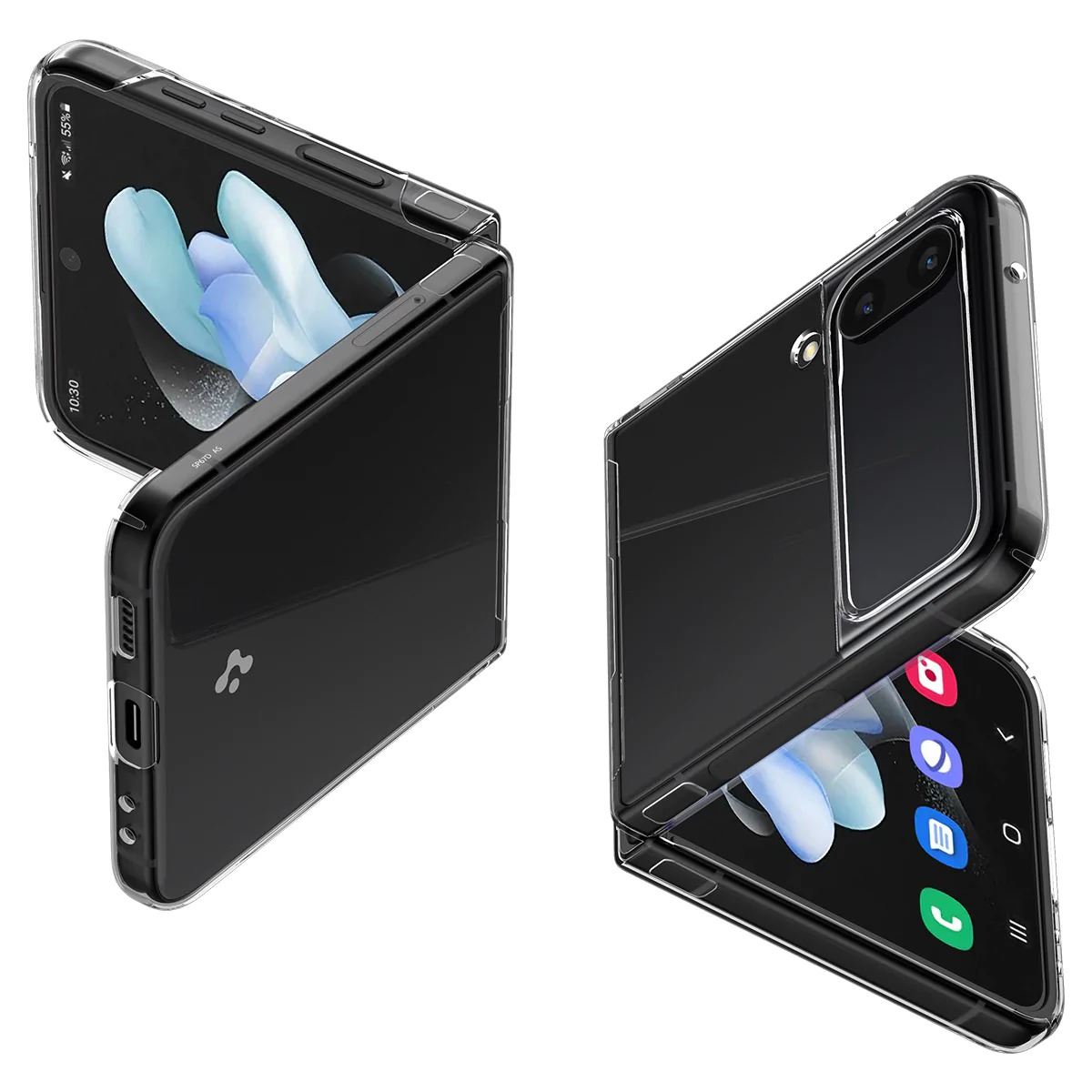 Spigen AirSkin, crystal clear - Samsung Galaxy Z Flip4 (3)