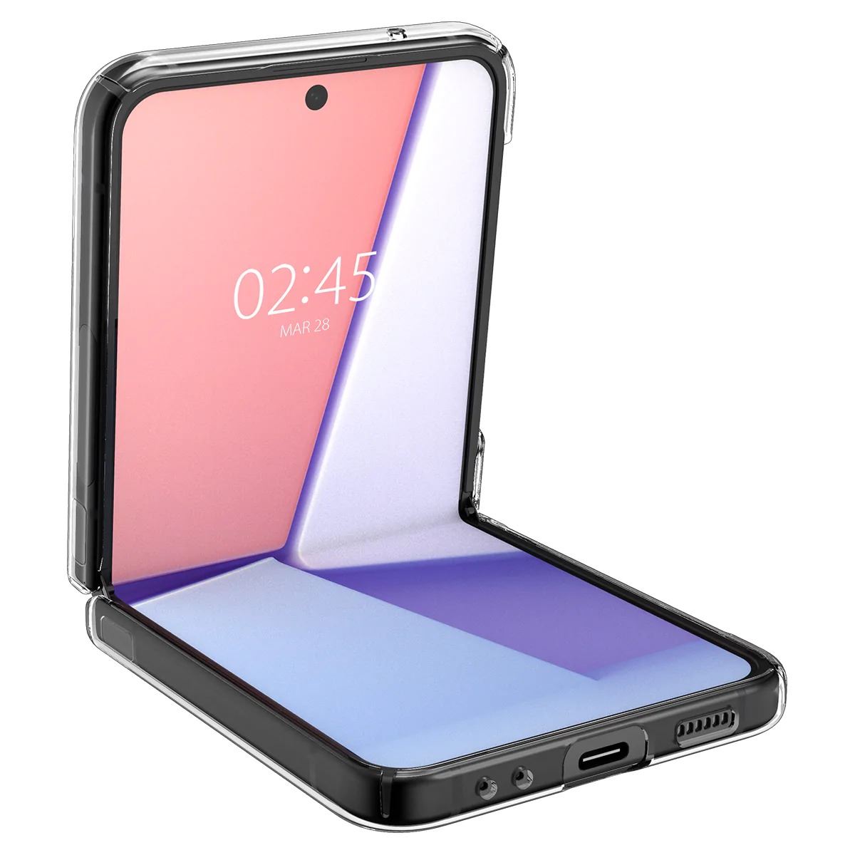 Spigen AirSkin, crystal clear - Samsung Galaxy Z Flip4 (5)