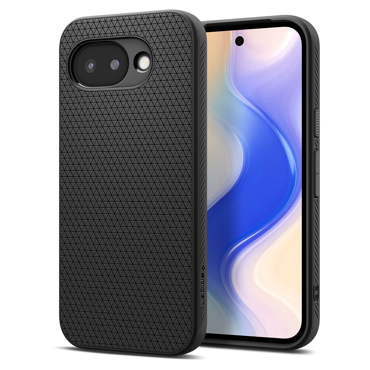 Spigen Liquid Air, matte black - Google Pixel 10a