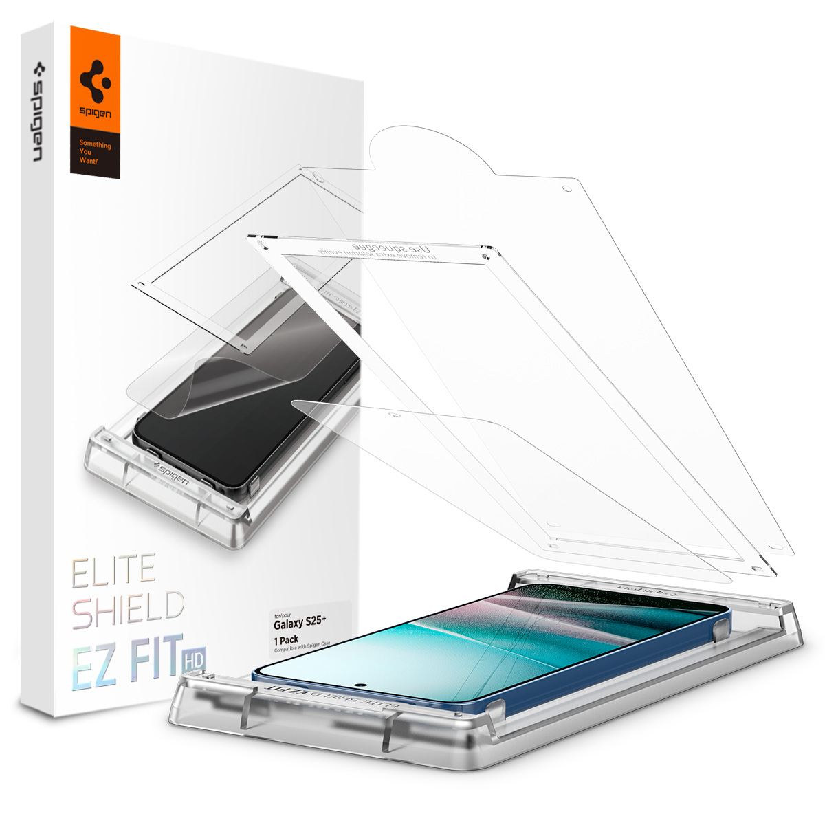 Spigen EliteShield EZ Fit HD 1 Pack - Samsung Galaxy S25+ (1)