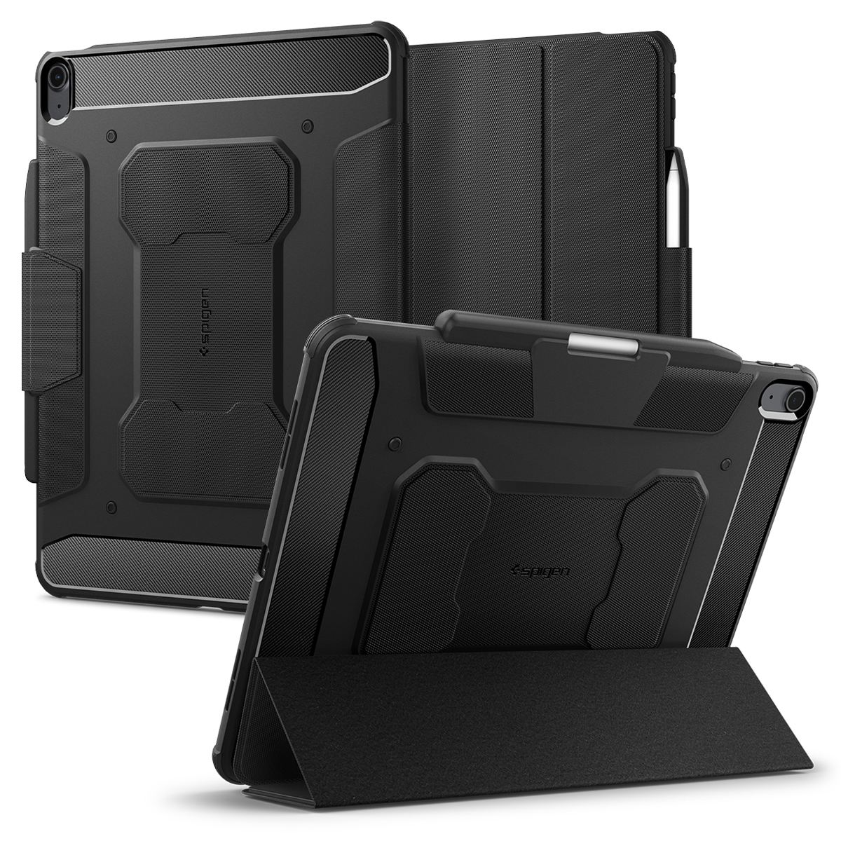 Spigen Rugged Armor Pro, black - iPad Air 13 2024/2025