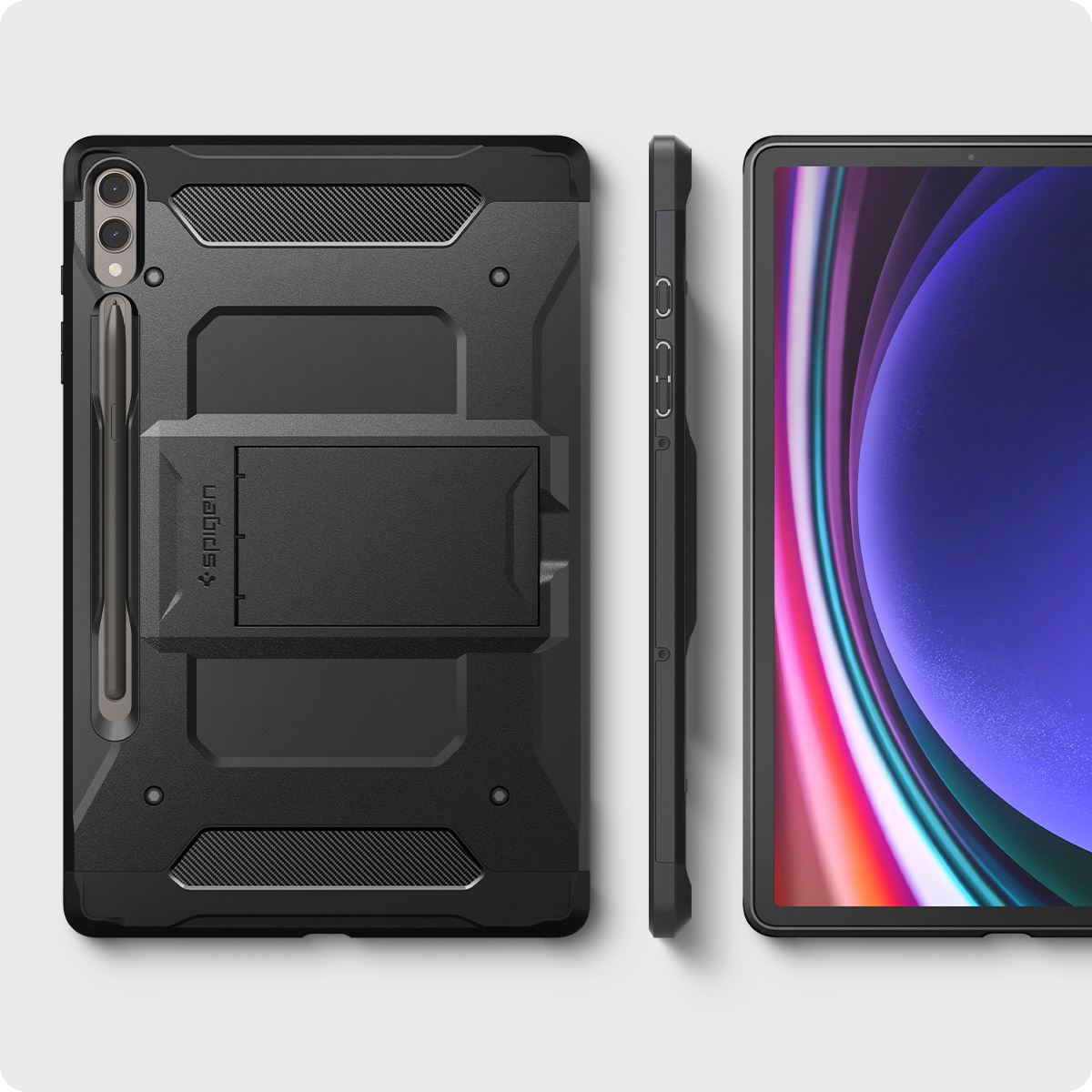 Spigen Tough Armor Pro, black - Samsung Galaxy Tab S10/S9+ (4)