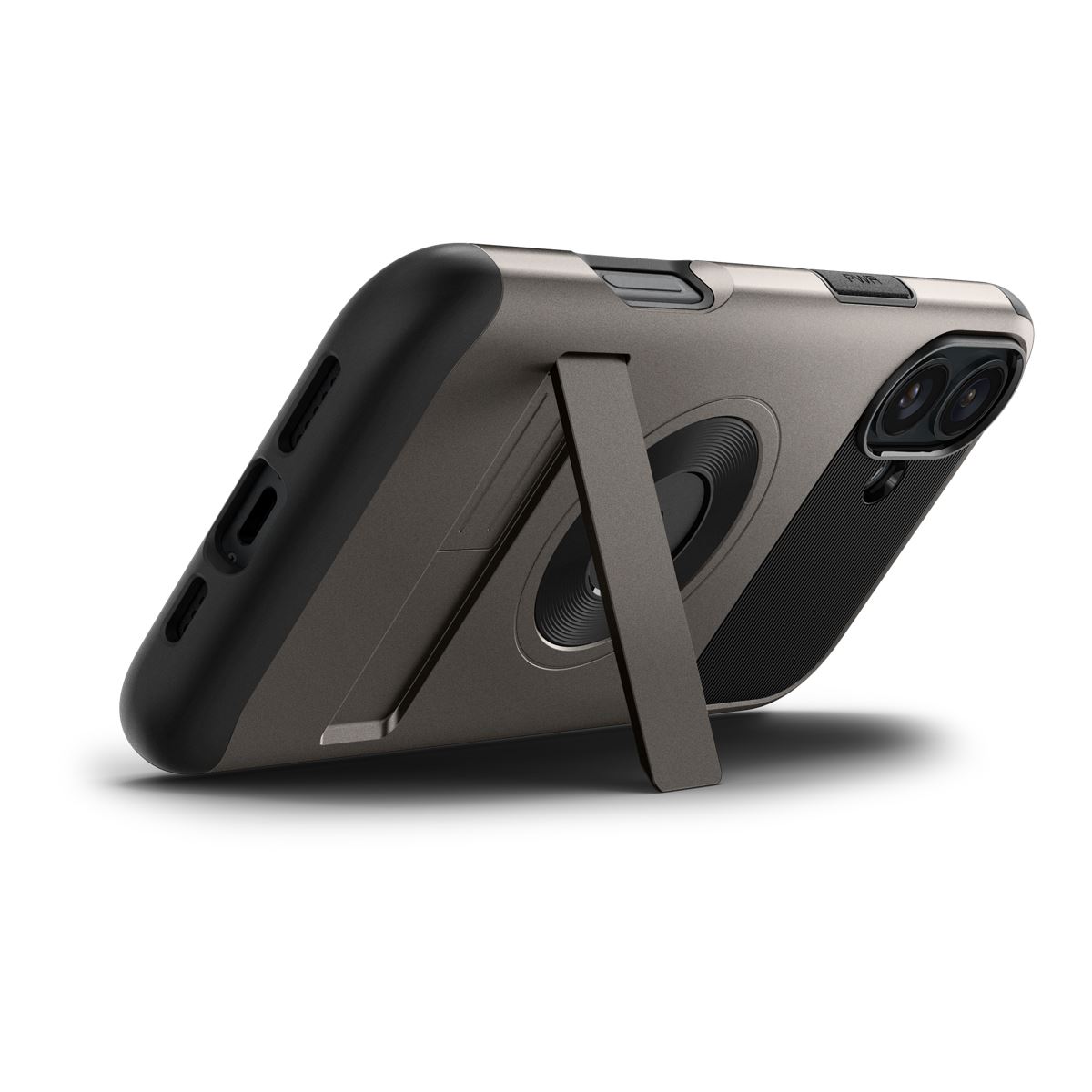 Spigen Slim Armor MagSafe, gunmetal - iPhone 16 (7)