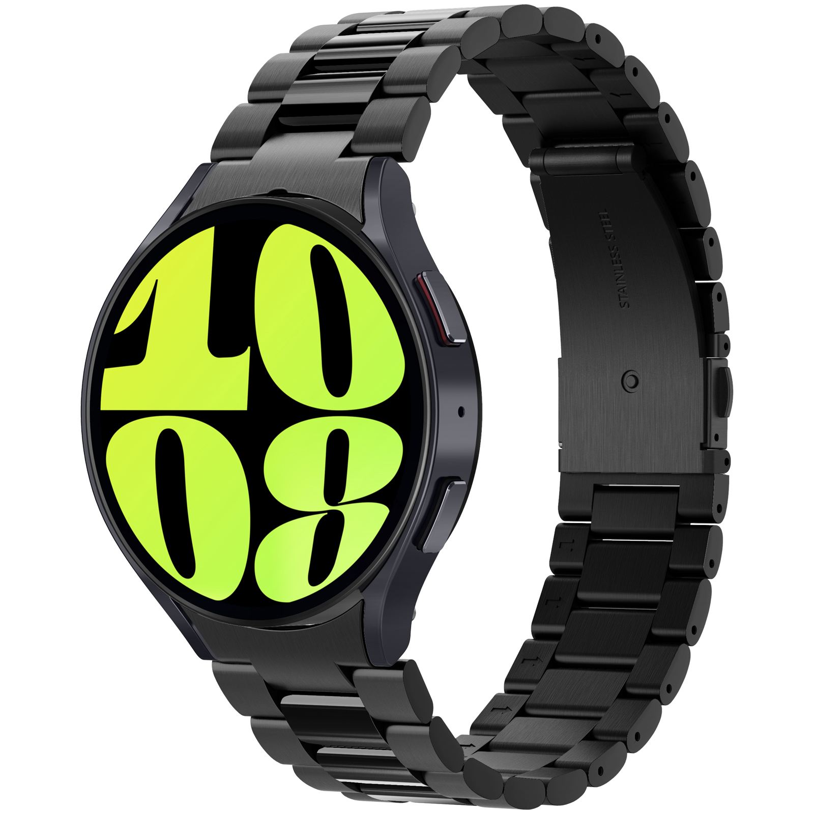 Spigen Modern Fit 316L Band, black - Samsung Galaxy Watch6 44mm (1)