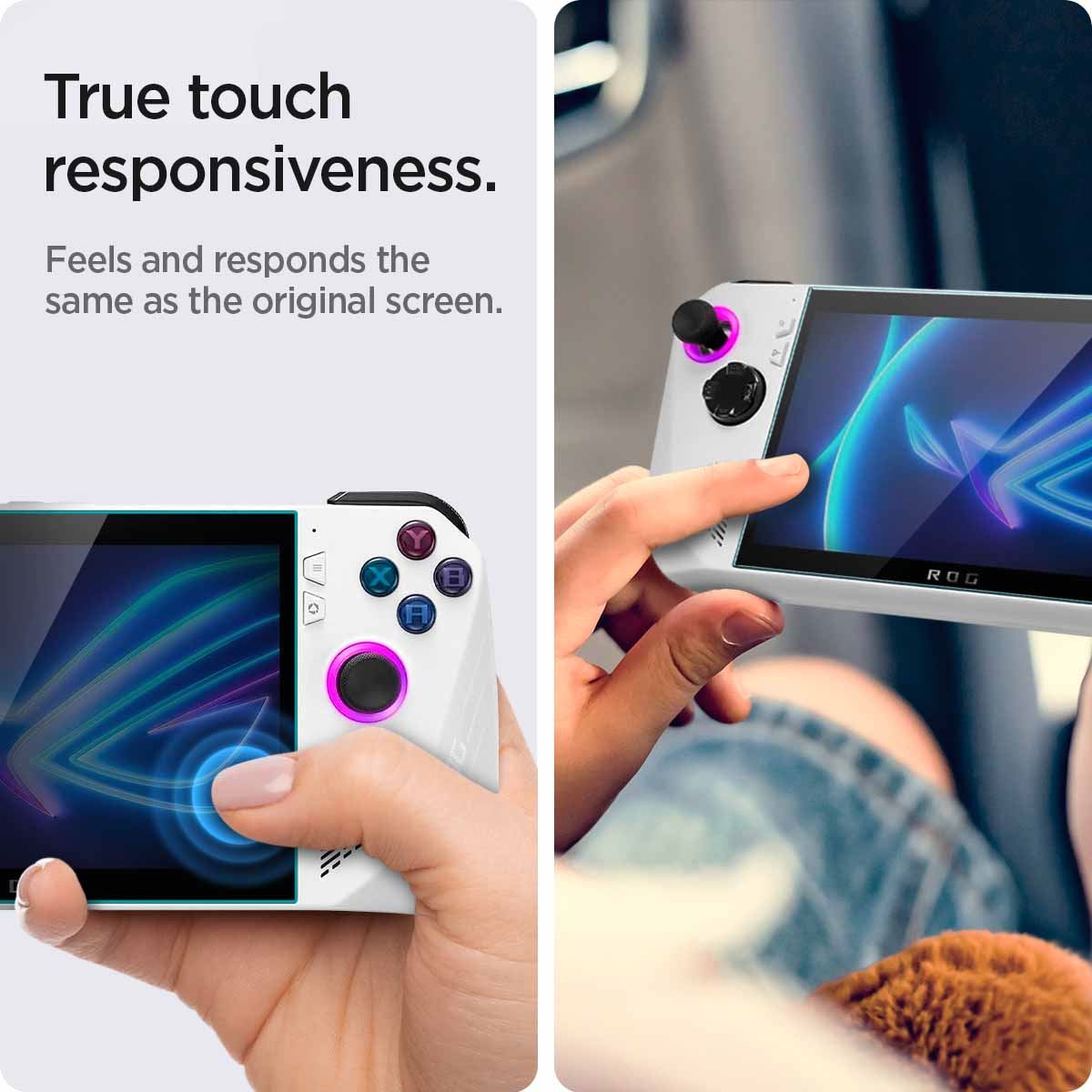 Spigen Glass tR SLIM 1 Pack - ASUS ROG Ally X/Ally 2023 (2)