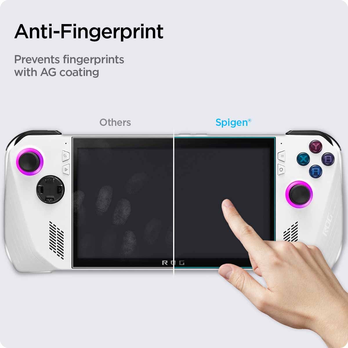 Spigen Glass tR SLIM 1 Pack - ASUS ROG Ally X/Ally 2023 (4)