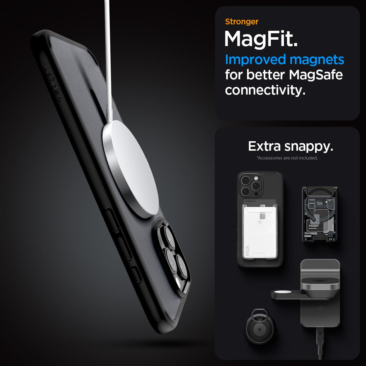 Spigen Ultra Hybrid MagSafe, frost black - iPhone 16 Pro (8)