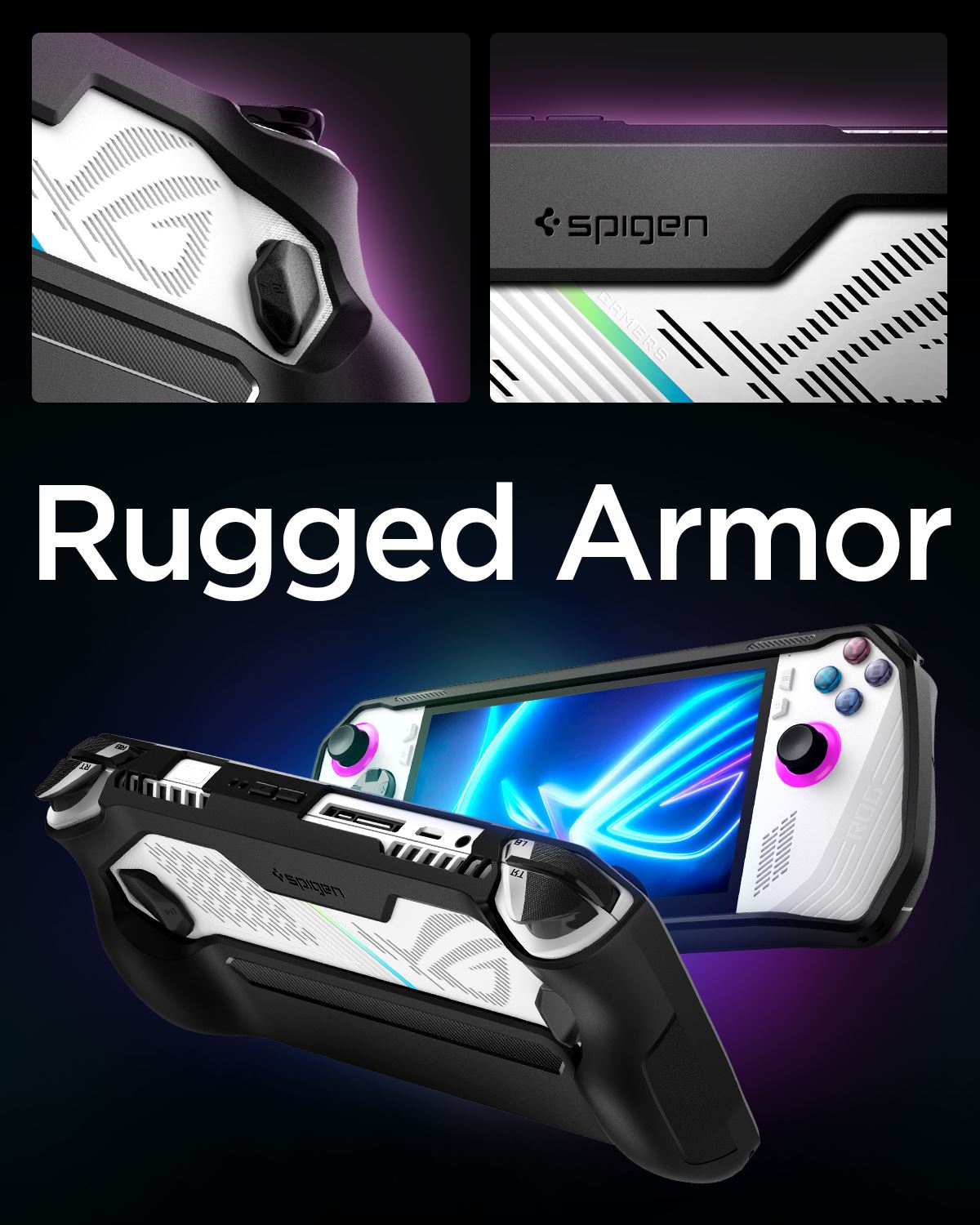 Spigen Rugged Armor, black - Asus ROG Ally 2023 (15)