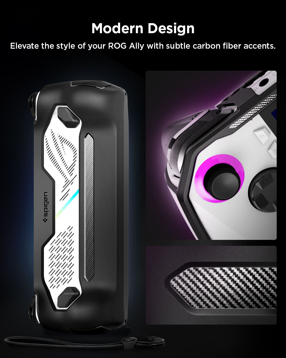 Spigen Rugged Armor, black - Asus ROG Ally 2023 (16)