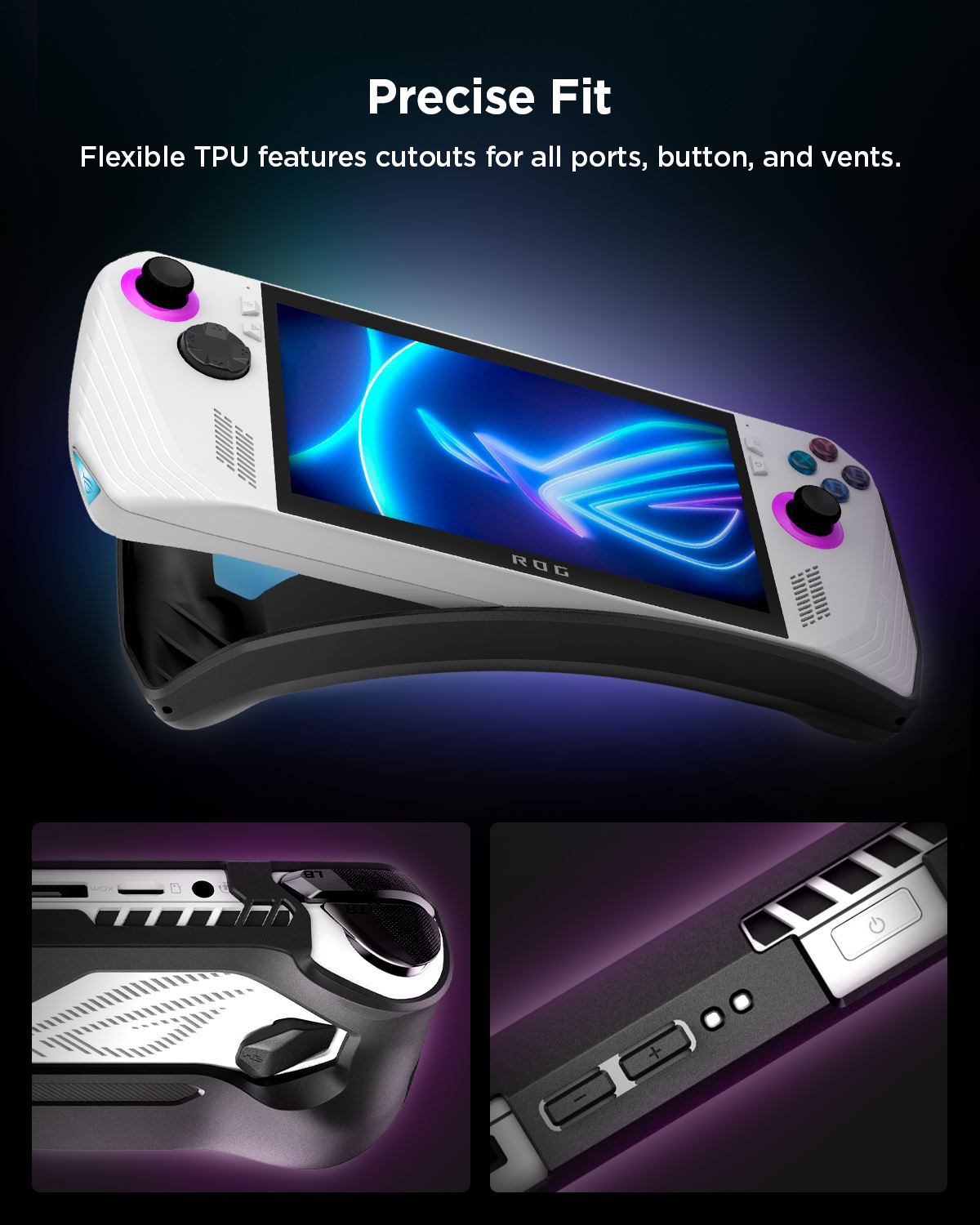 Spigen Rugged Armor, black - Asus ROG Ally 2023 (20)