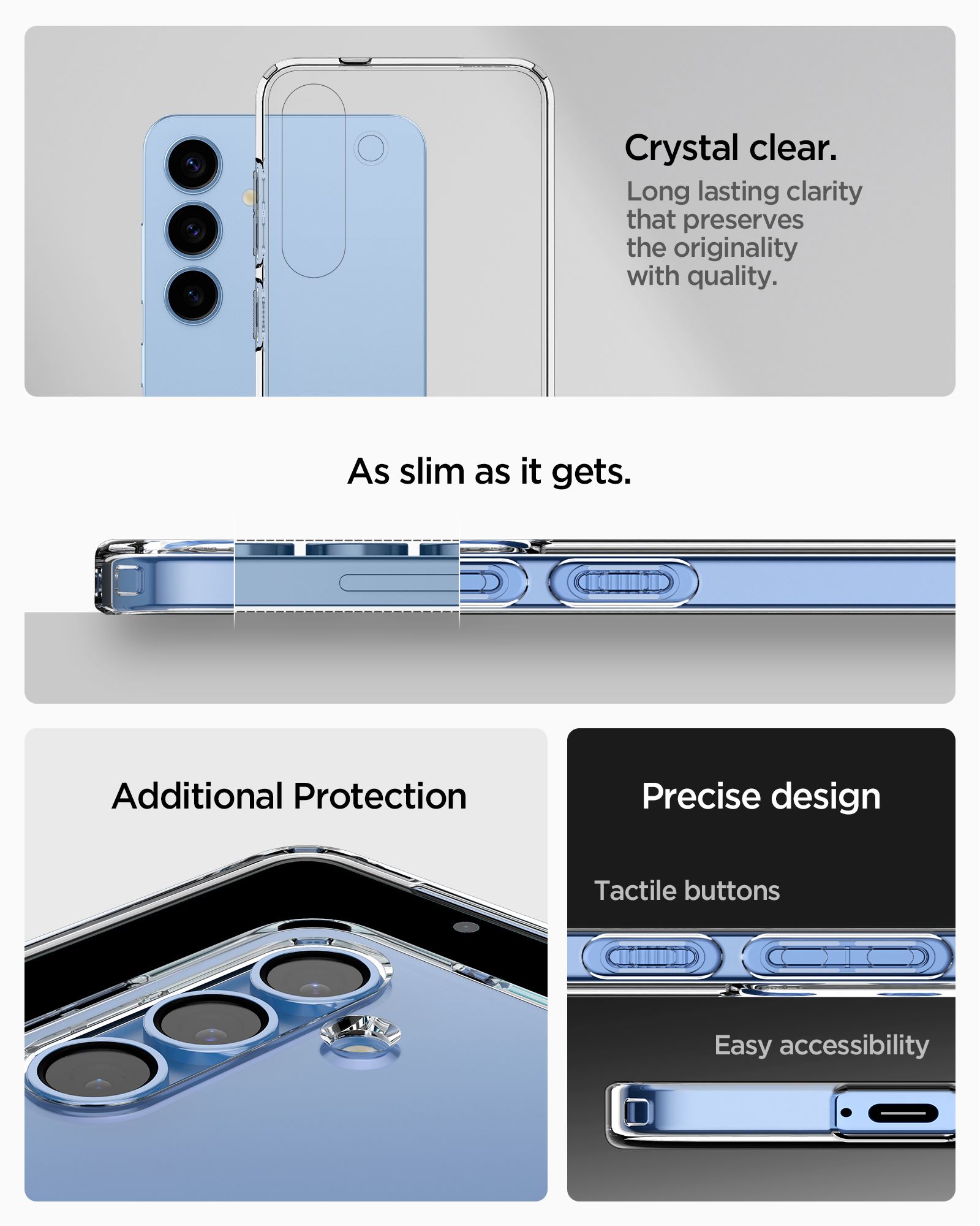 Spigen Liquid Crystal, crystal clear - Samsung Galaxy S25+ (17)