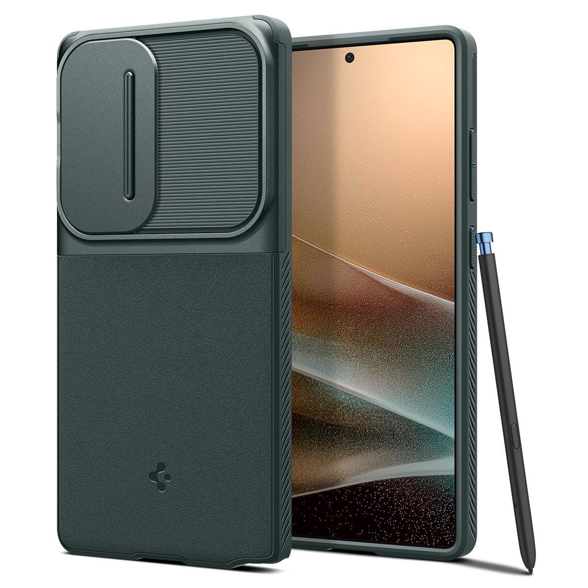 Spigen Optik Armor, abyss green - Samsung Galaxy S25 Ultra (13)