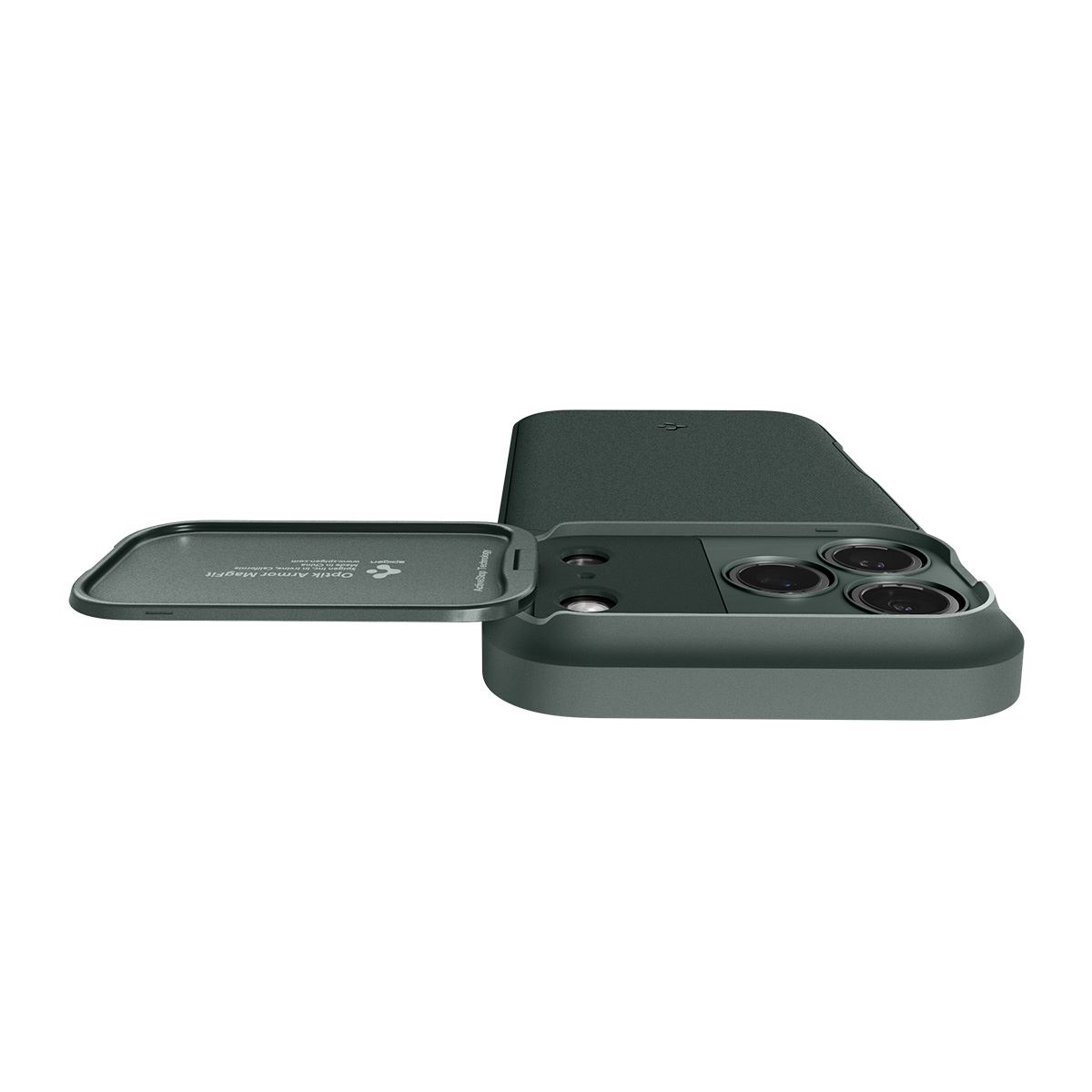 Spigen Optik Armor MagSafe, abyss green - iPhone 17 Pro (11)