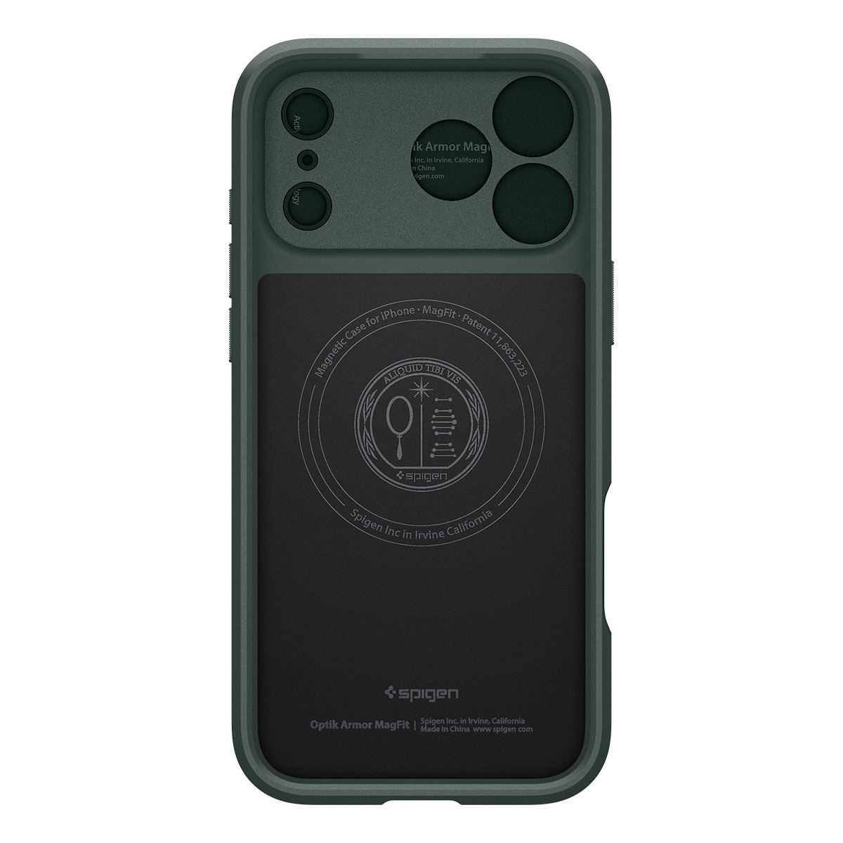 Spigen Optik Armor MagSafe, abyss green - iPhone 17 Pro (3)