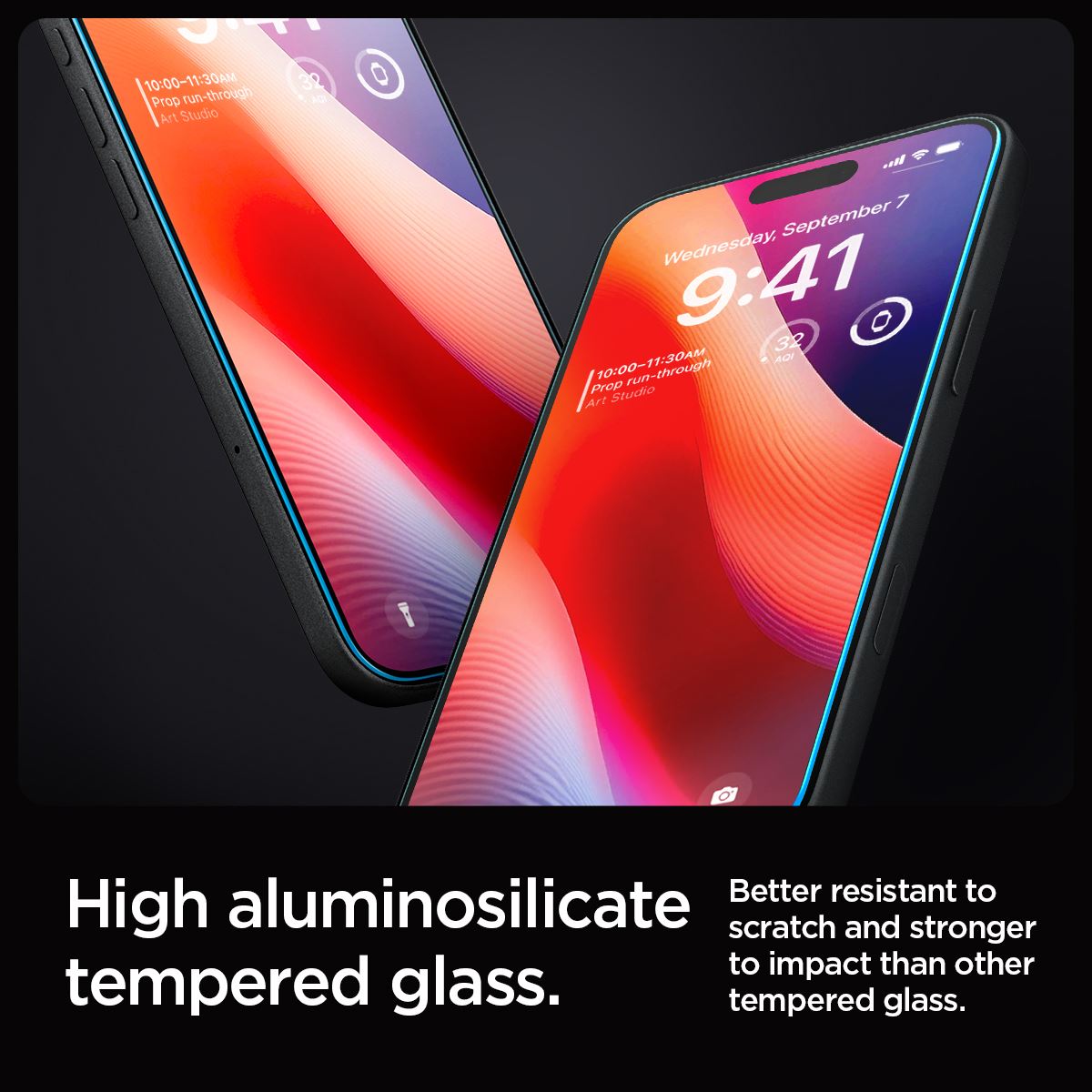 Spigen Glass tR EZ Fit 2 Pack, transparency - iPhone 17/16 Pro Max (10)