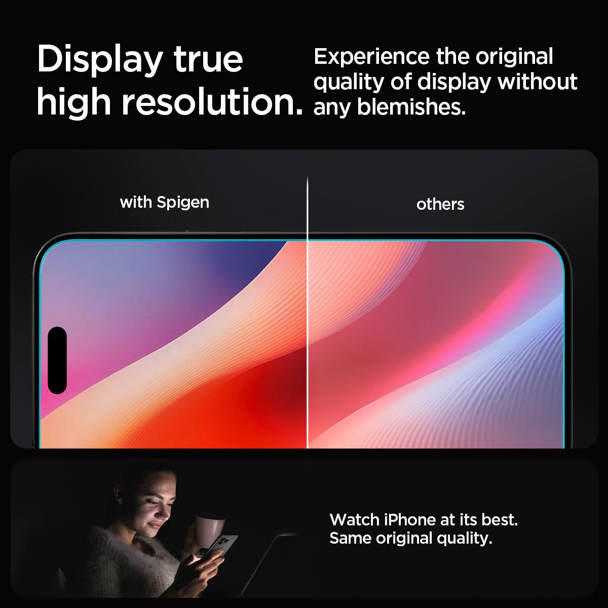 Spigen Glass tR EZ Fit 2 Pack, transparency - iPhone 17/16 Pro Max (12)