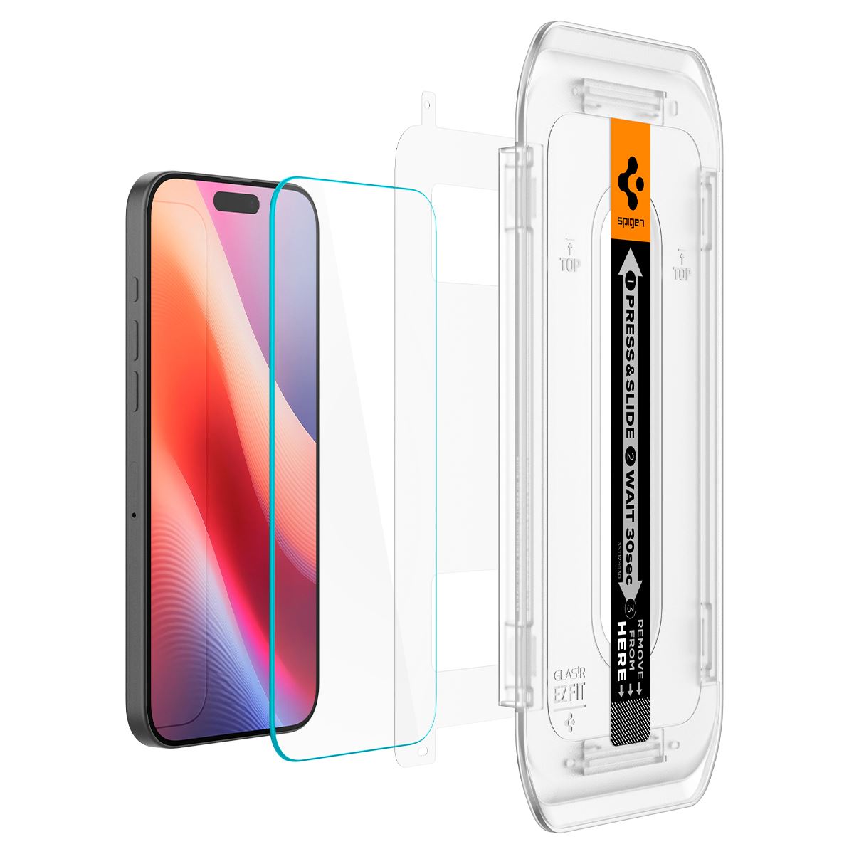 Spigen Glass tR EZ Fit 2 Pack, transparency - iPhone 17/16 Pro Max (4)